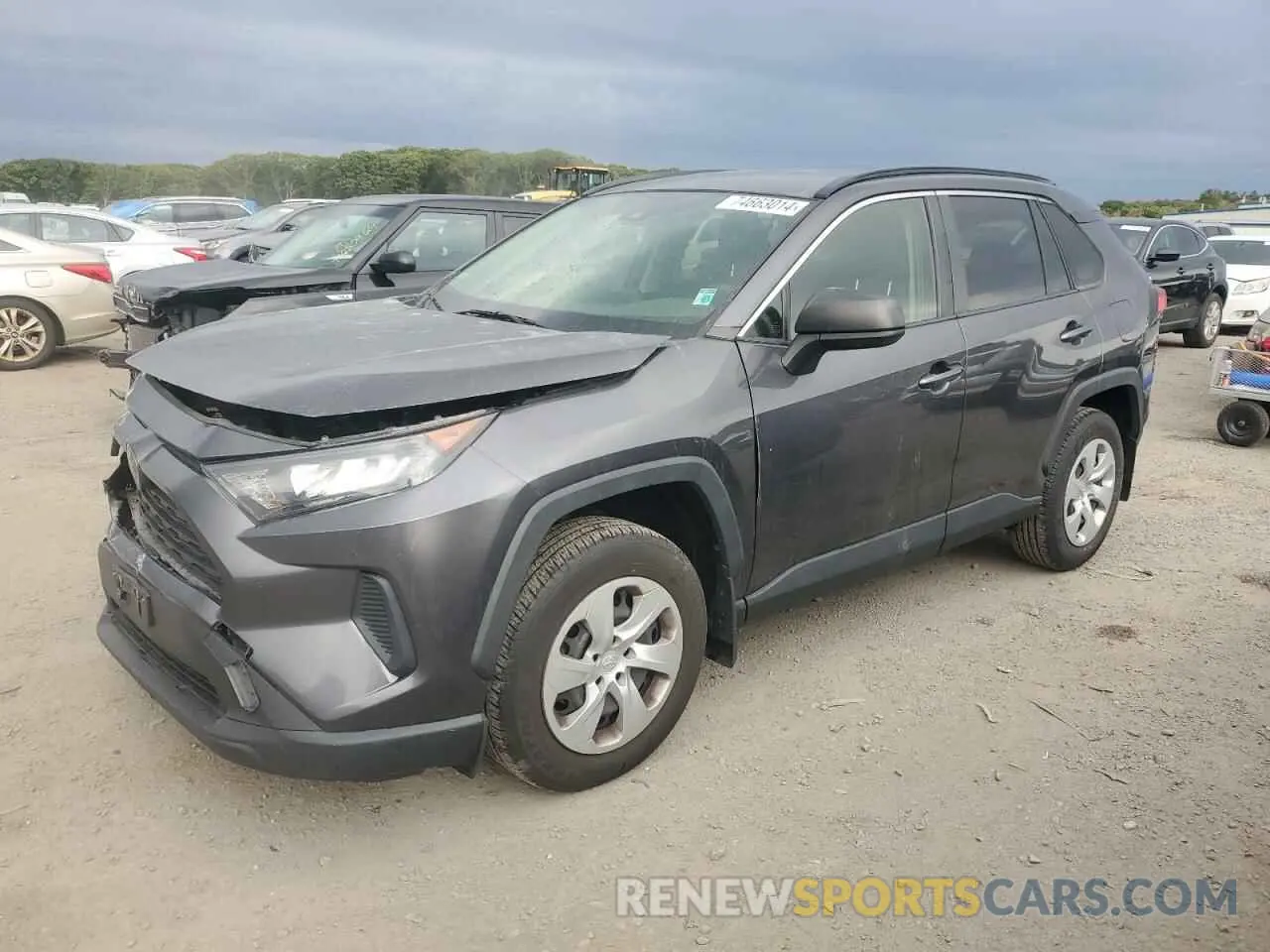 1 Photograph of a damaged car JTMF1RFV9KJ025510 TOYOTA RAV4 2019