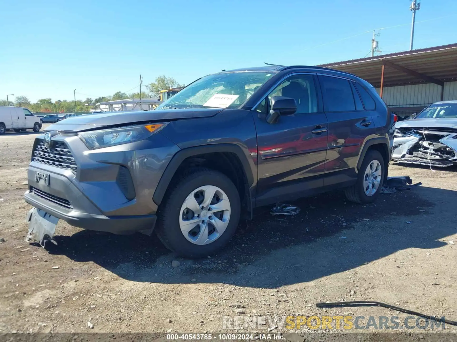 2 Photograph of a damaged car JTMF1RFV9KJ025538 TOYOTA RAV4 2019