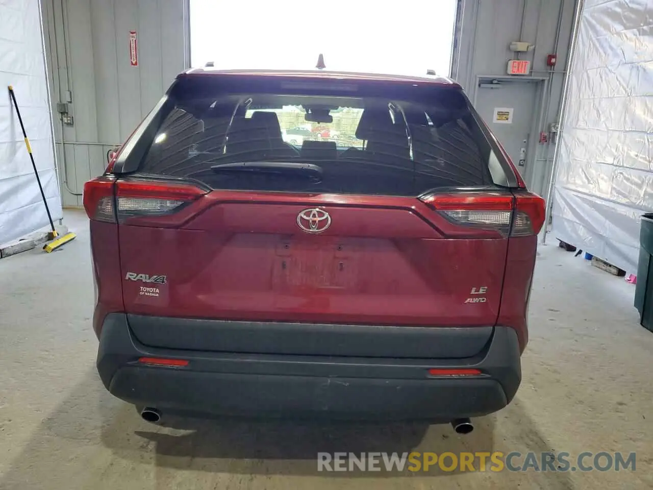 6 Фотография поврежденного автомобиля JTMF1RFVXKD004132 TOYOTA RAV4 2019