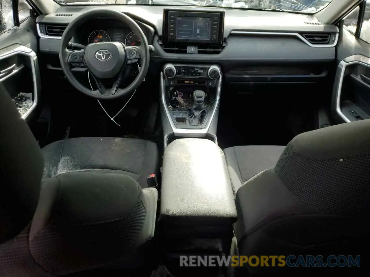 8 Фотография поврежденного автомобиля JTMF1RFVXKJ009512 TOYOTA RAV4 2019