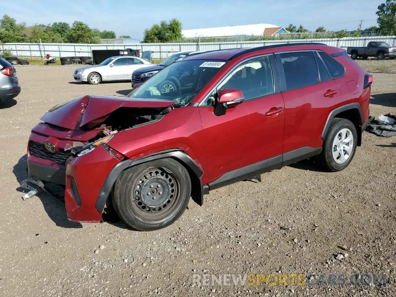 1 Photograph of a damaged car JTMG1RFV0KD021803 TOYOTA RAV4 2019