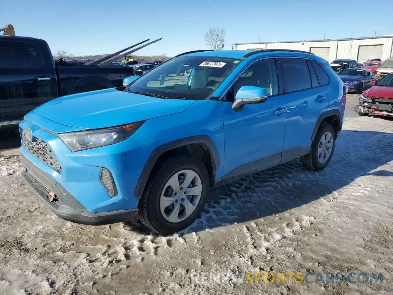 1 Photograph of a damaged car JTMG1RFV1KD008686 TOYOTA RAV4 2019