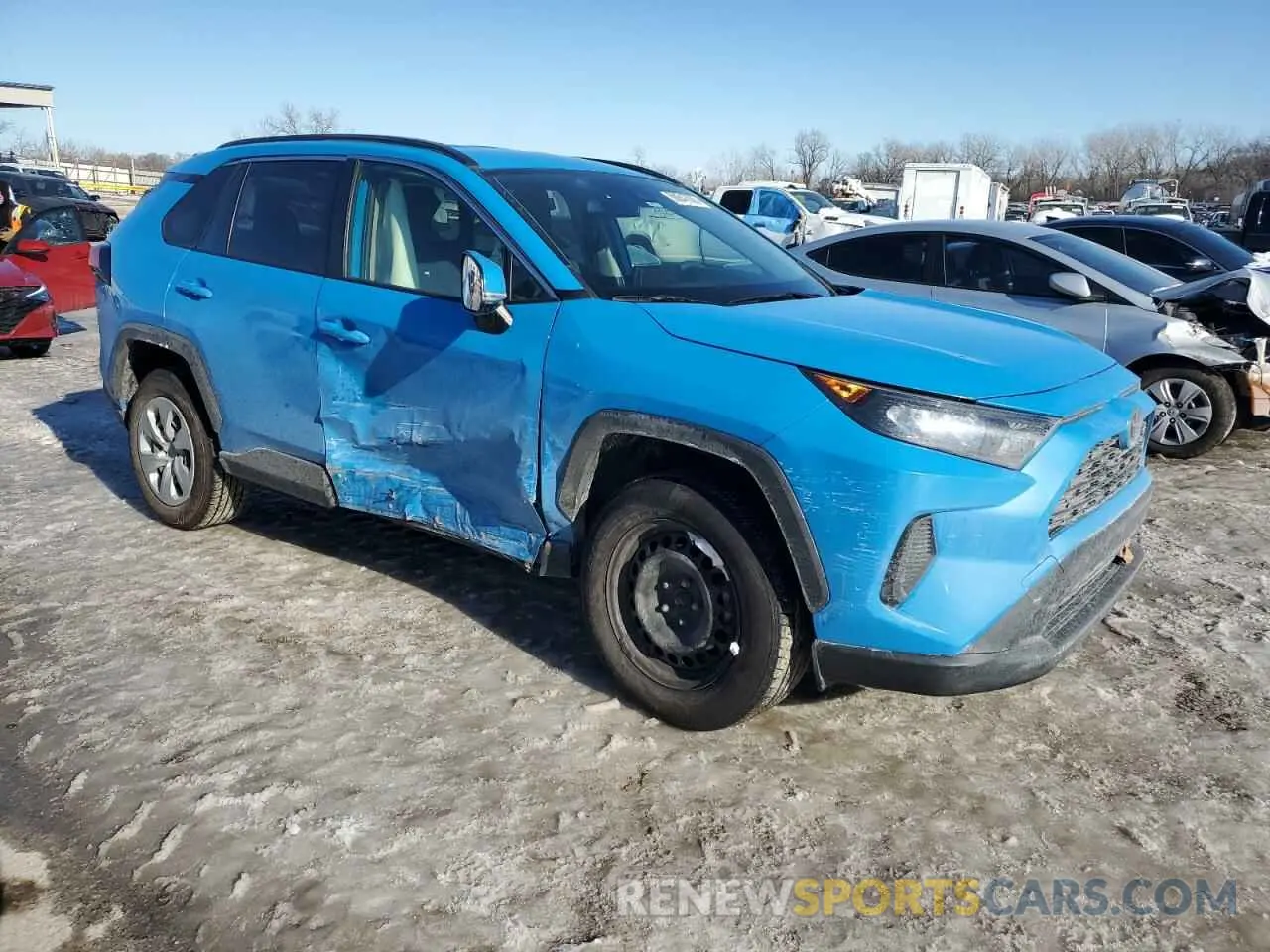 4 Photograph of a damaged car JTMG1RFV1KD008686 TOYOTA RAV4 2019