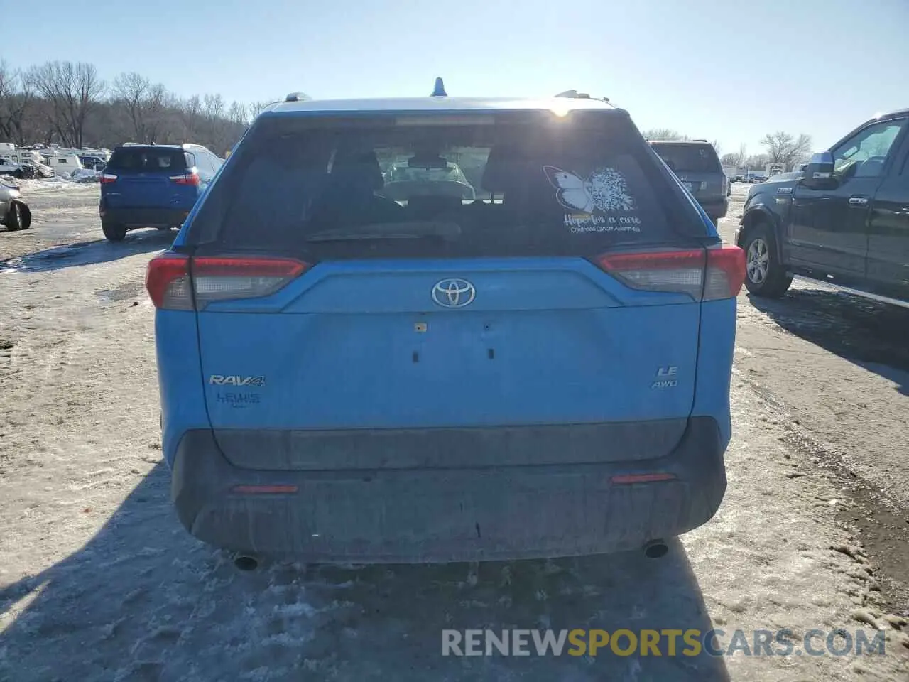 6 Photograph of a damaged car JTMG1RFV1KD008686 TOYOTA RAV4 2019