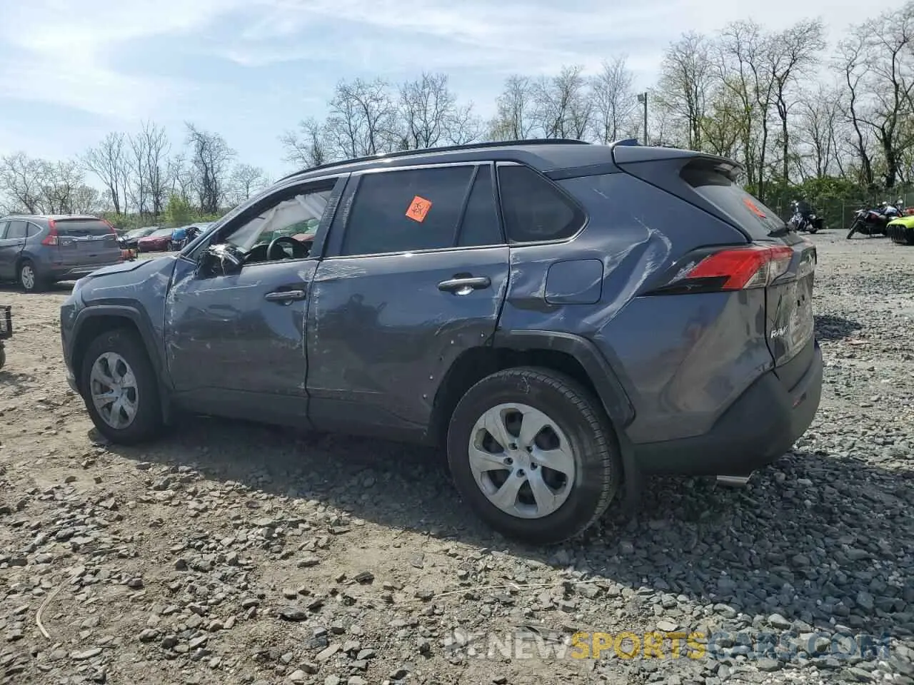 2 Фотография поврежденного автомобиля JTMG1RFV2KD511482 TOYOTA RAV4 2019