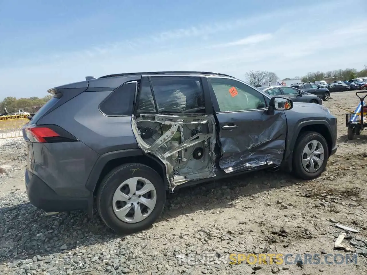 3 Фотография поврежденного автомобиля JTMG1RFV2KD511482 TOYOTA RAV4 2019