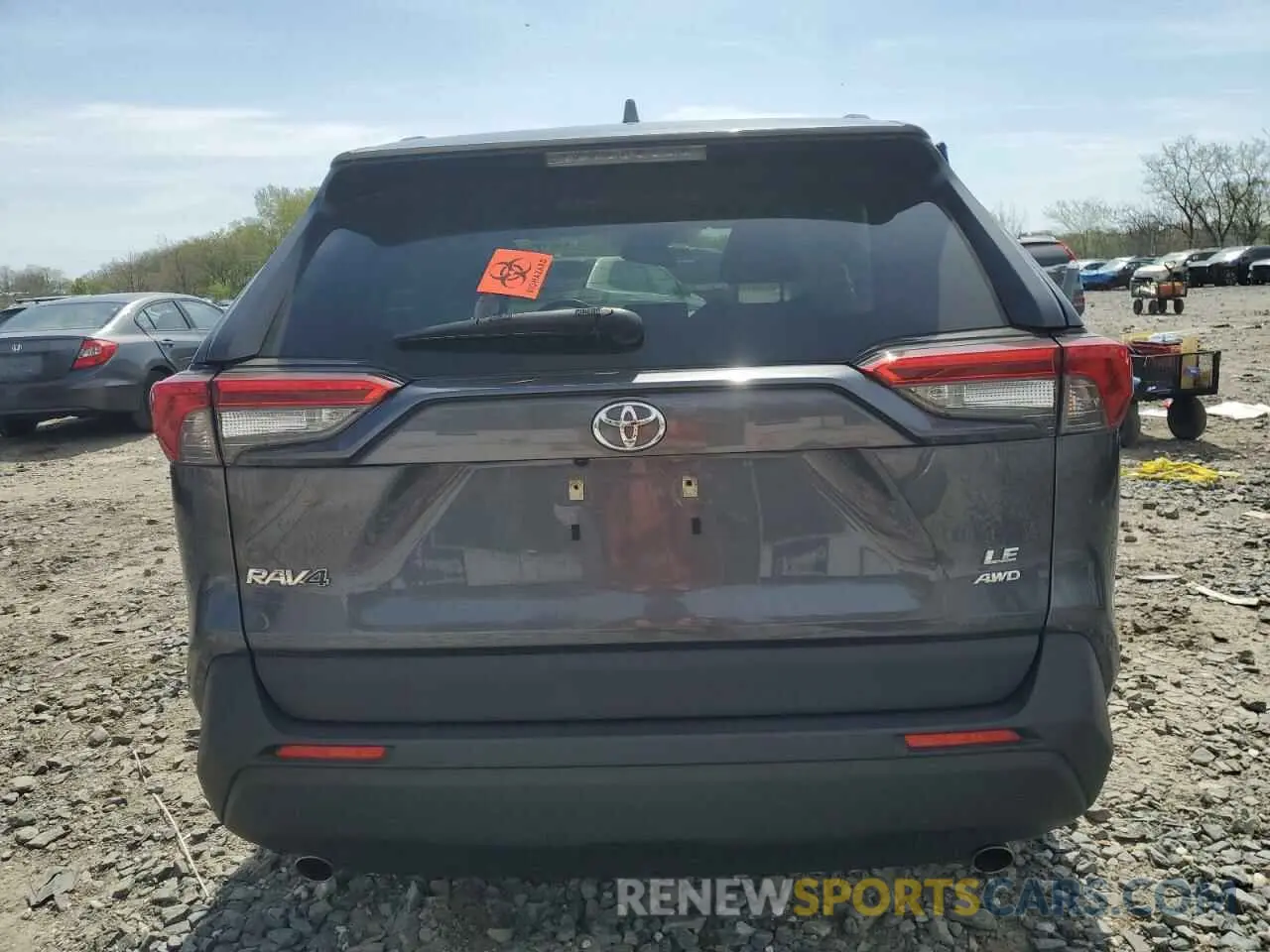 6 Фотография поврежденного автомобиля JTMG1RFV2KD511482 TOYOTA RAV4 2019