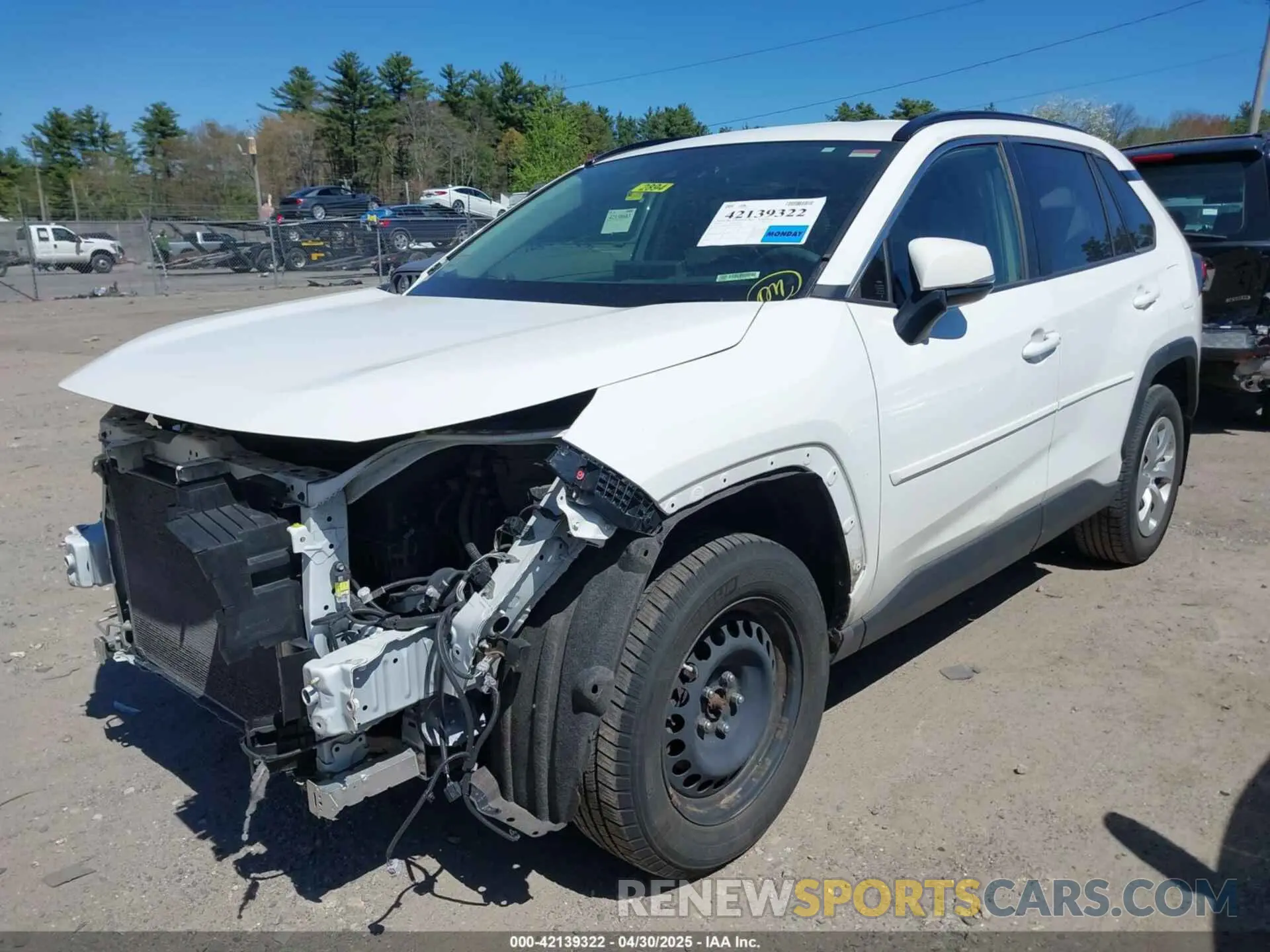 2 Фотография поврежденного автомобиля JTMG1RFV3KD007040 TOYOTA RAV4 2019