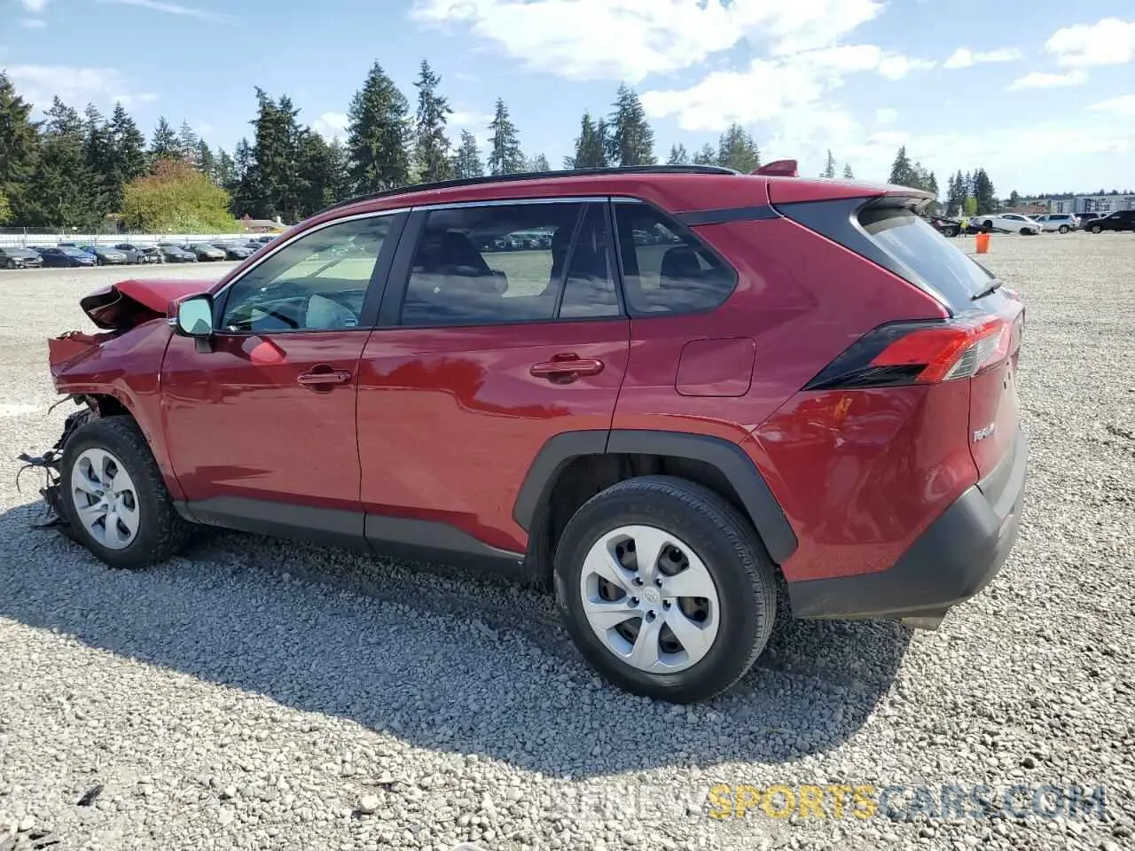 2 Photograph of a damaged car JTMG1RFV4KJ016086 TOYOTA RAV4 2019