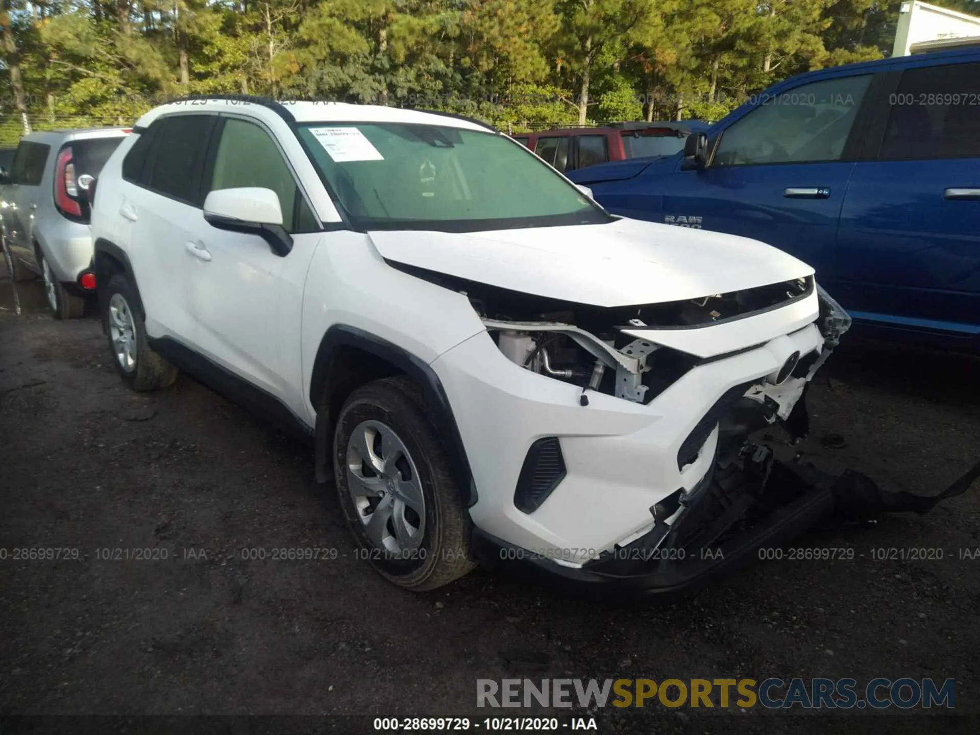 1 Photograph of a damaged car JTMG1RFV5KD031730 TOYOTA RAV4 2019