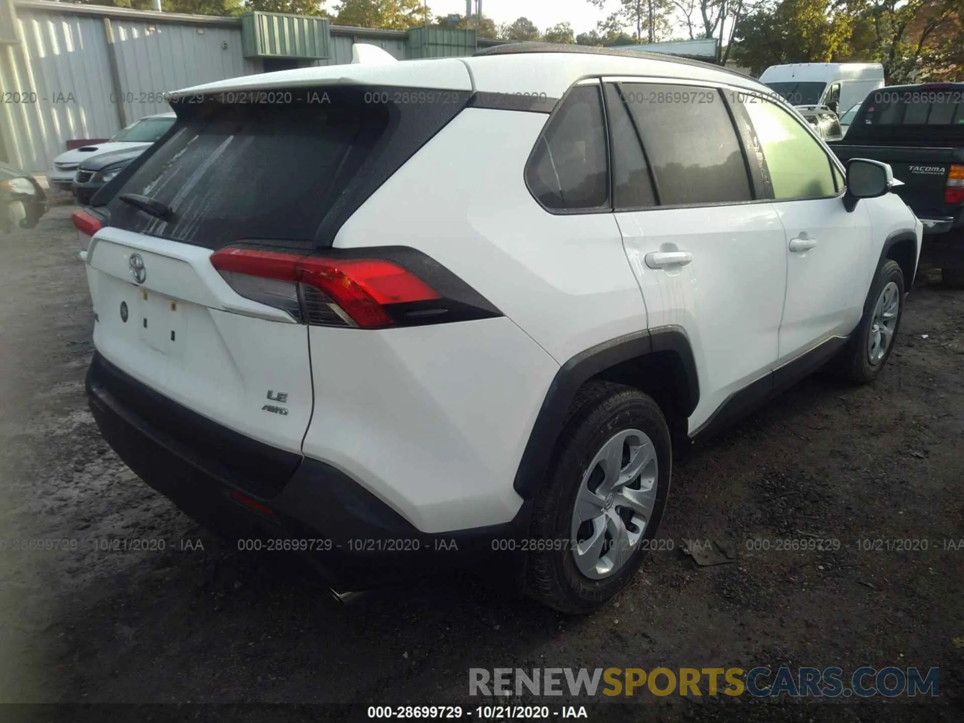 4 Photograph of a damaged car JTMG1RFV5KD031730 TOYOTA RAV4 2019