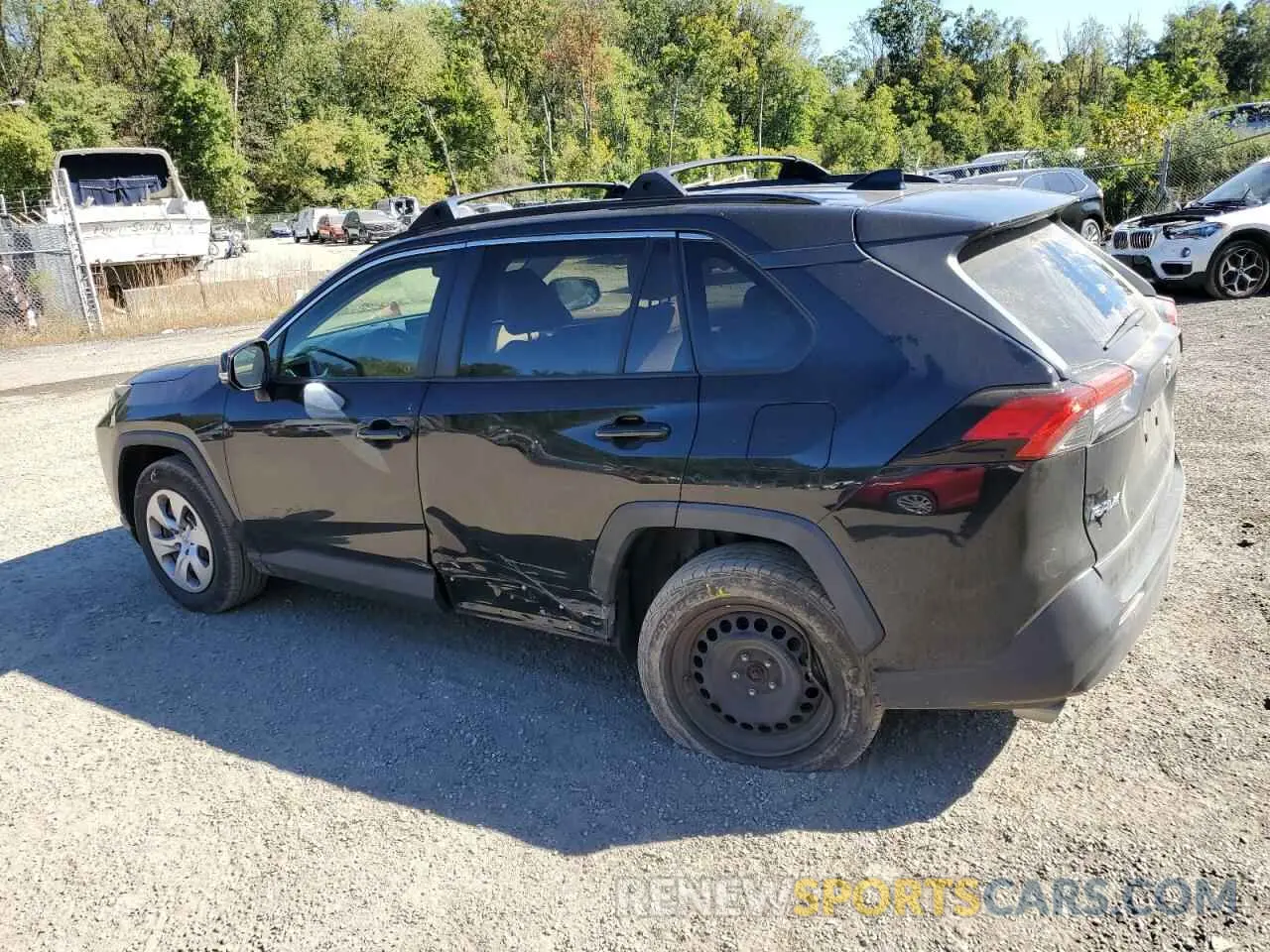 2 Photograph of a damaged car JTMG1RFV5KJ007302 TOYOTA RAV4 2019