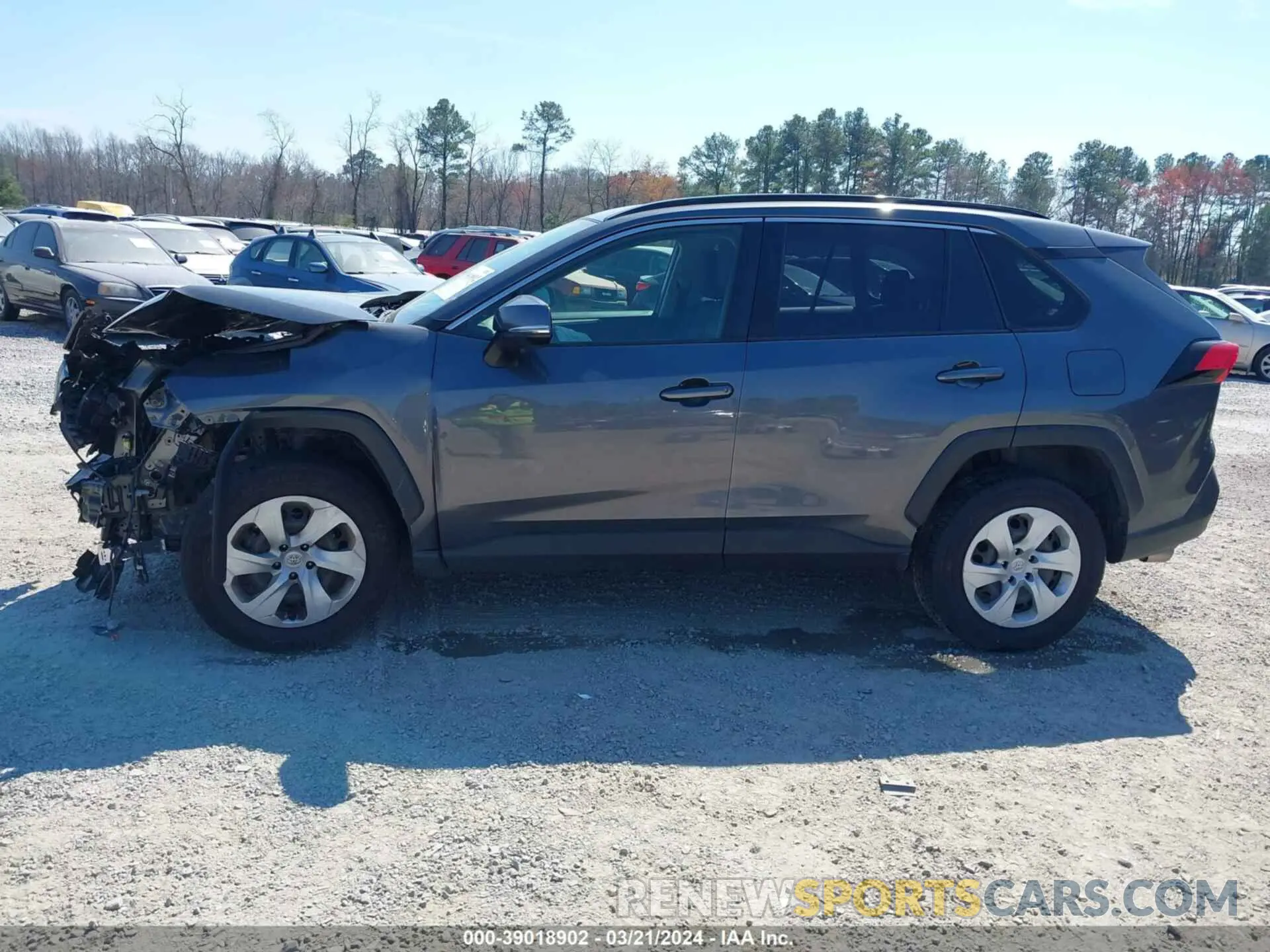14 Photograph of a damaged car JTMG1RFV7KD006845 TOYOTA RAV4 2019