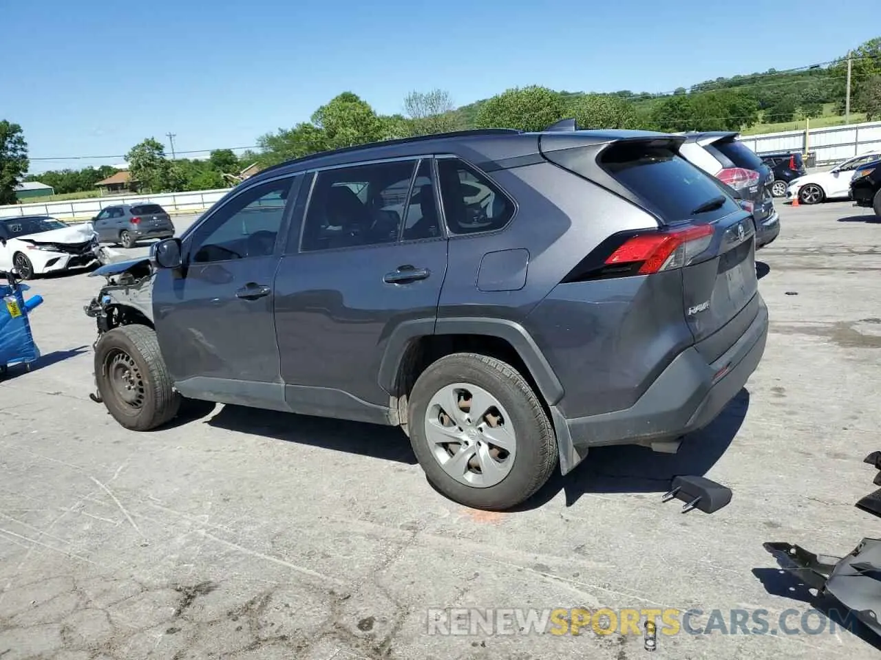 2 Фотография поврежденного автомобиля JTMG1RFV7KJ008225 TOYOTA RAV4 2019