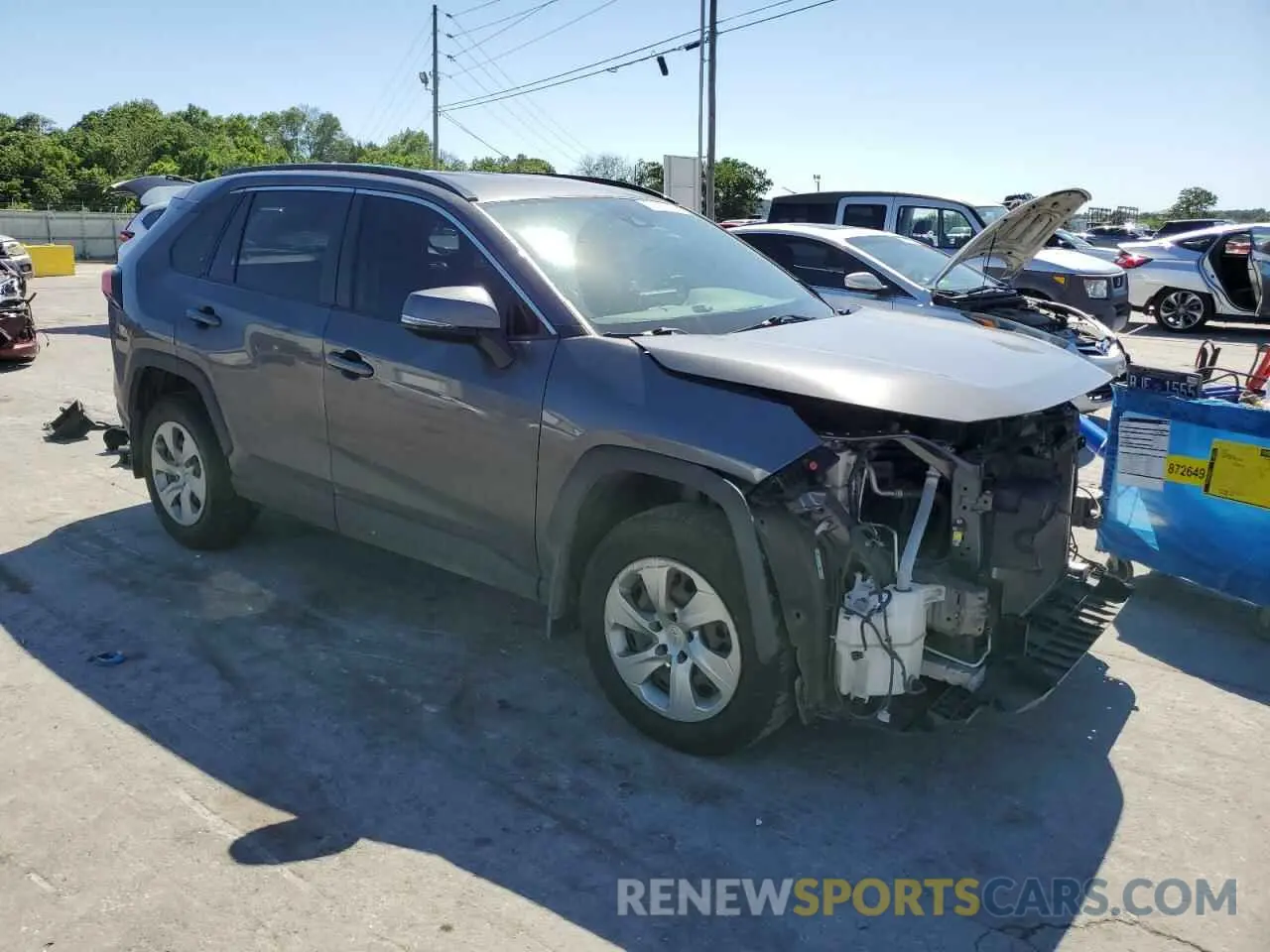 4 Фотография поврежденного автомобиля JTMG1RFV7KJ008225 TOYOTA RAV4 2019