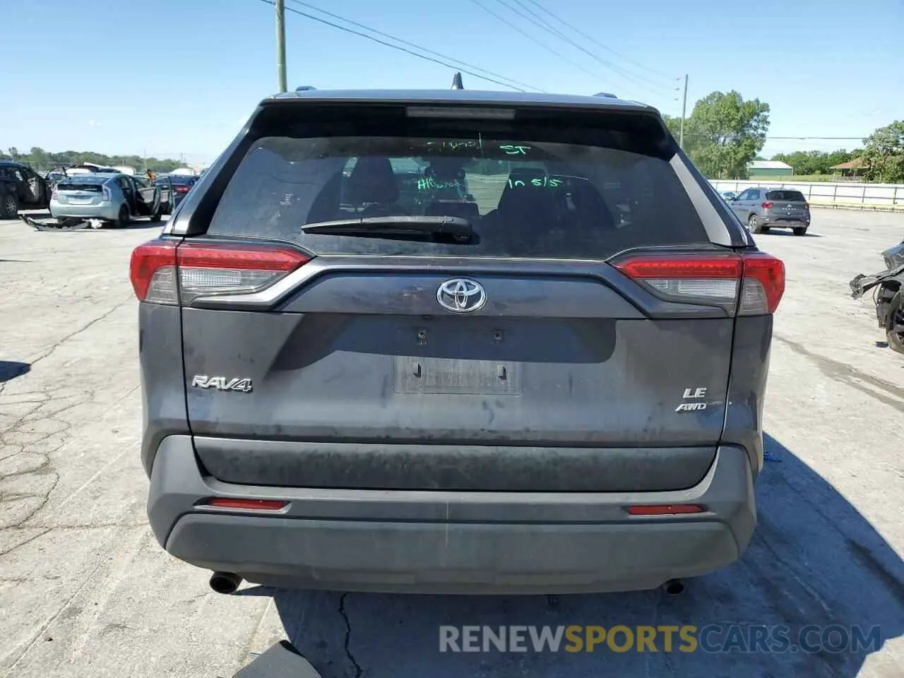 6 Фотография поврежденного автомобиля JTMG1RFV7KJ008225 TOYOTA RAV4 2019