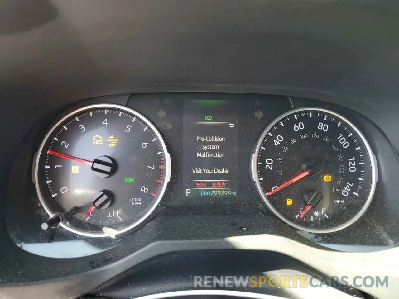 9 Фотография поврежденного автомобиля JTMG1RFV7KJ008225 TOYOTA RAV4 2019