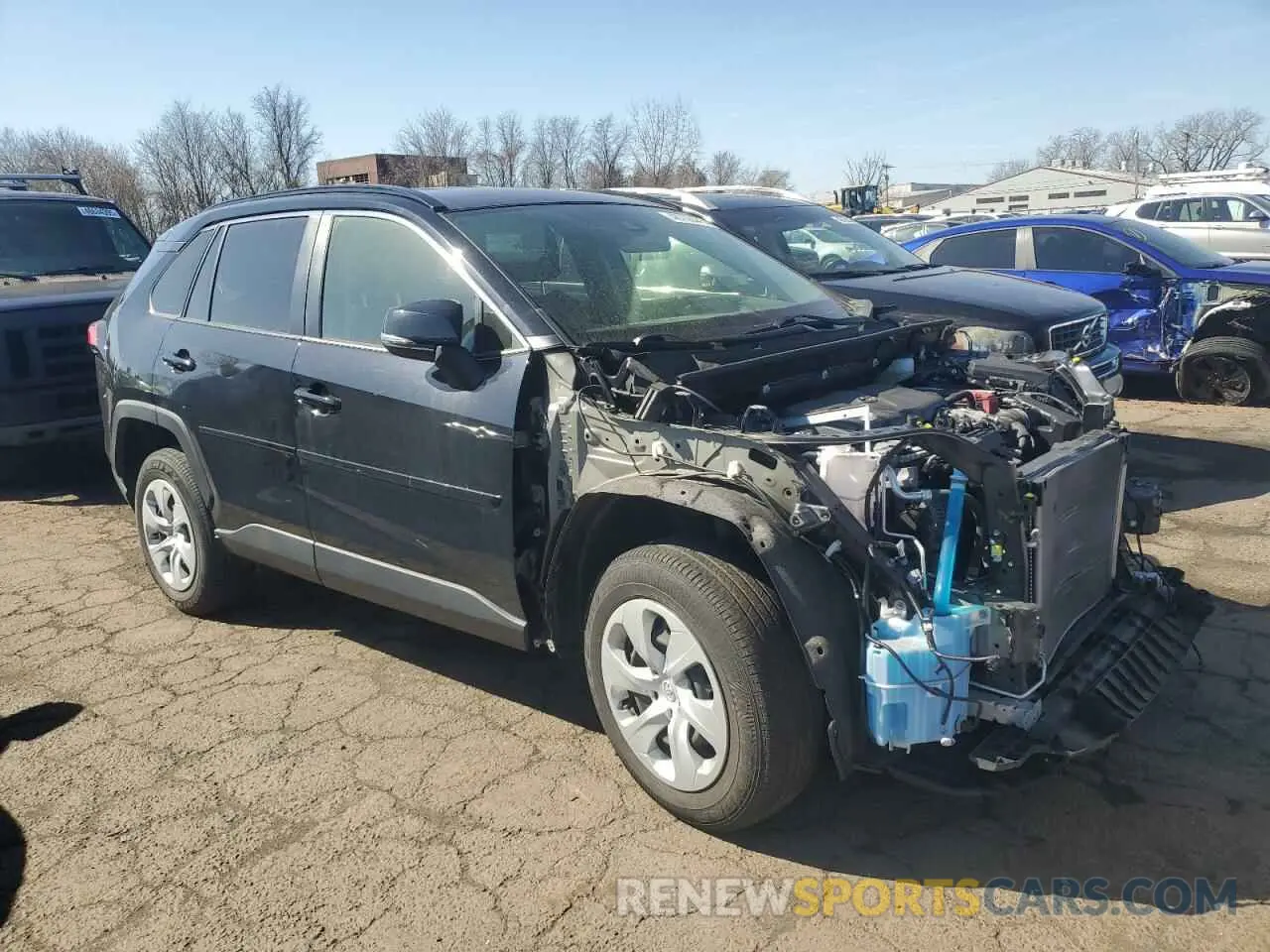 4 Фотография поврежденного автомобиля JTMG1RFV7KJ019385 TOYOTA RAV4 2019