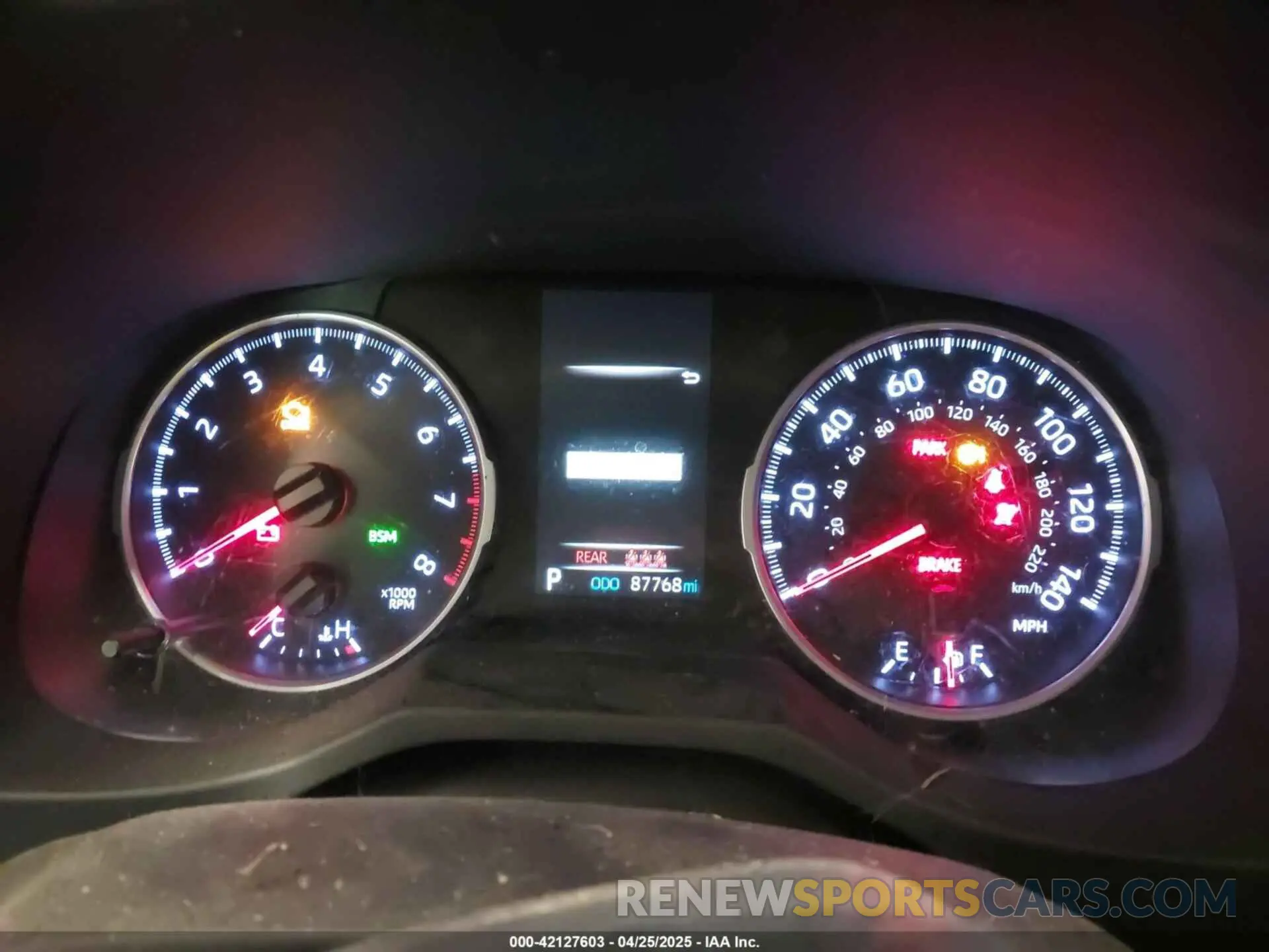 7 Photograph of a damaged car JTMG1RFV8KD503144 TOYOTA RAV4 2019