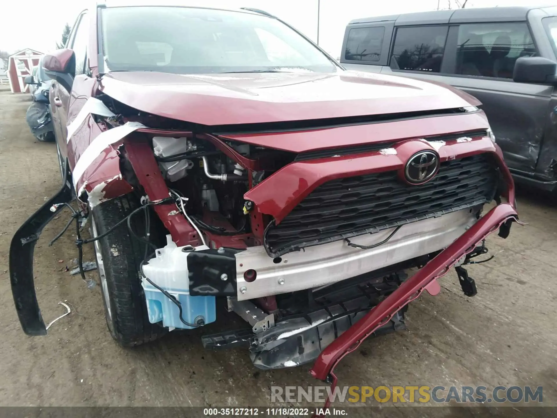 6 Фотография поврежденного автомобиля JTMG1RFVXKJ020255 TOYOTA RAV4 2019
