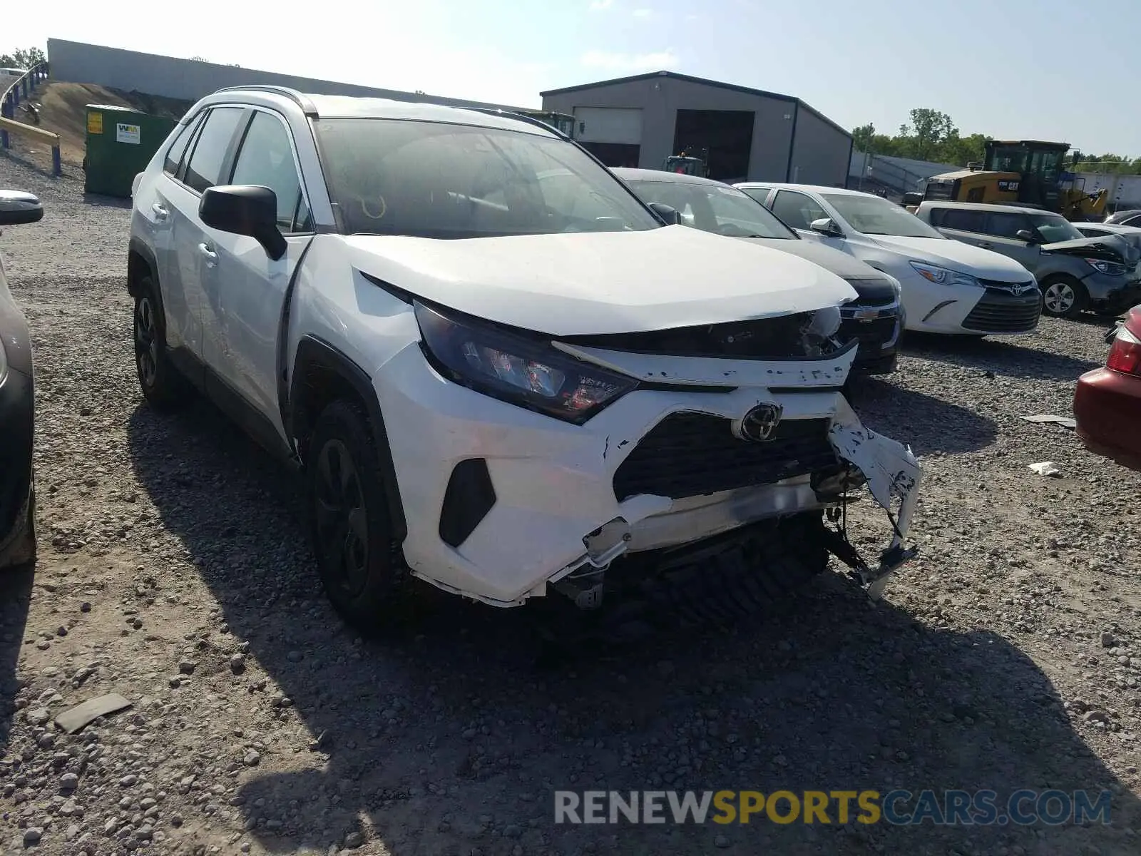 1 Photograph of a damaged car JTMH1RFV0KJ007003 TOYOTA RAV4 2019