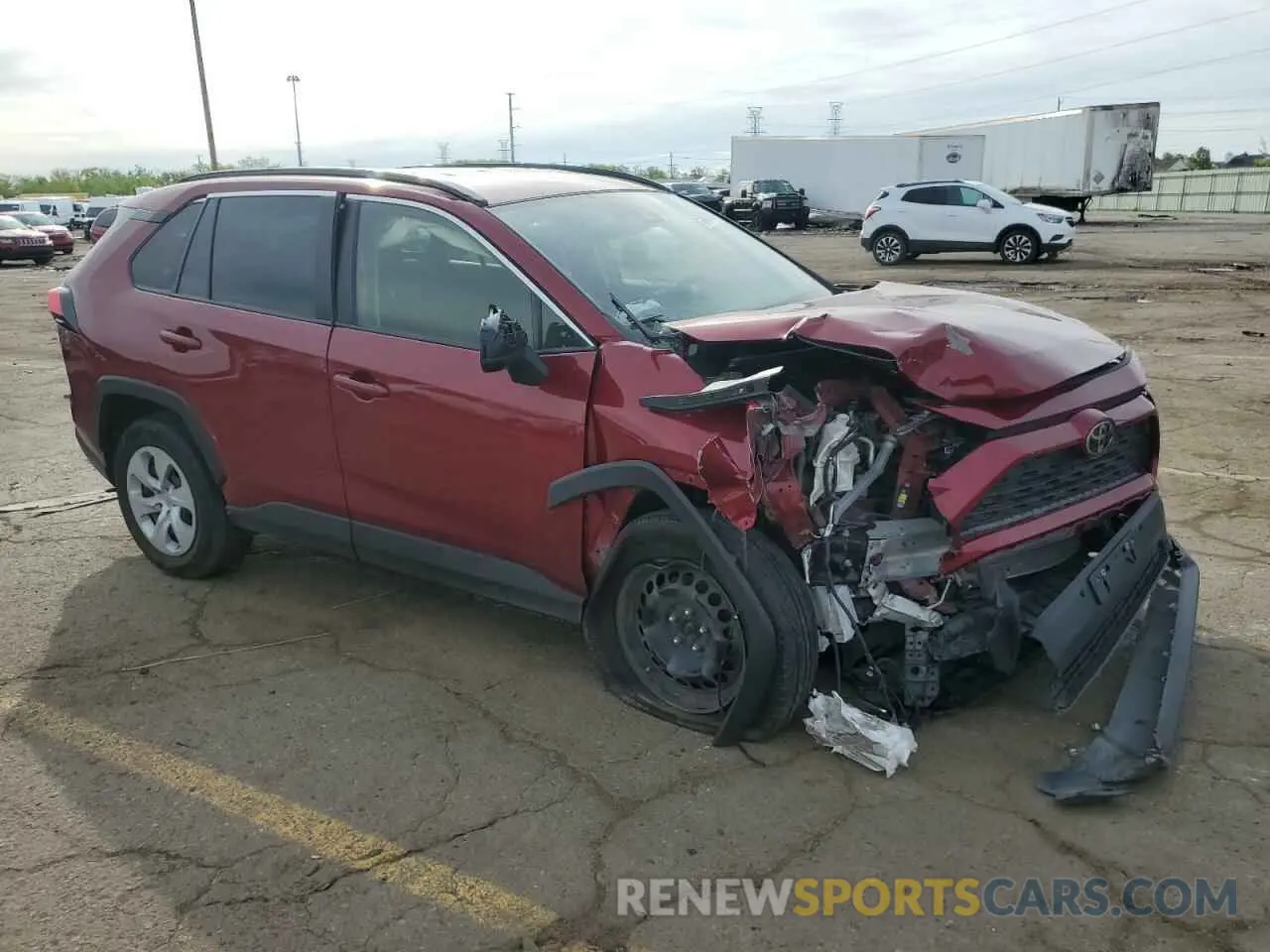 4 Фотография поврежденного автомобиля JTMH1RFV2KD013660 TOYOTA RAV4 2019