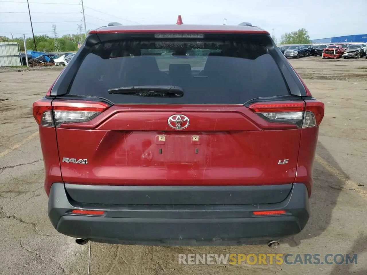 6 Фотография поврежденного автомобиля JTMH1RFV2KD013660 TOYOTA RAV4 2019