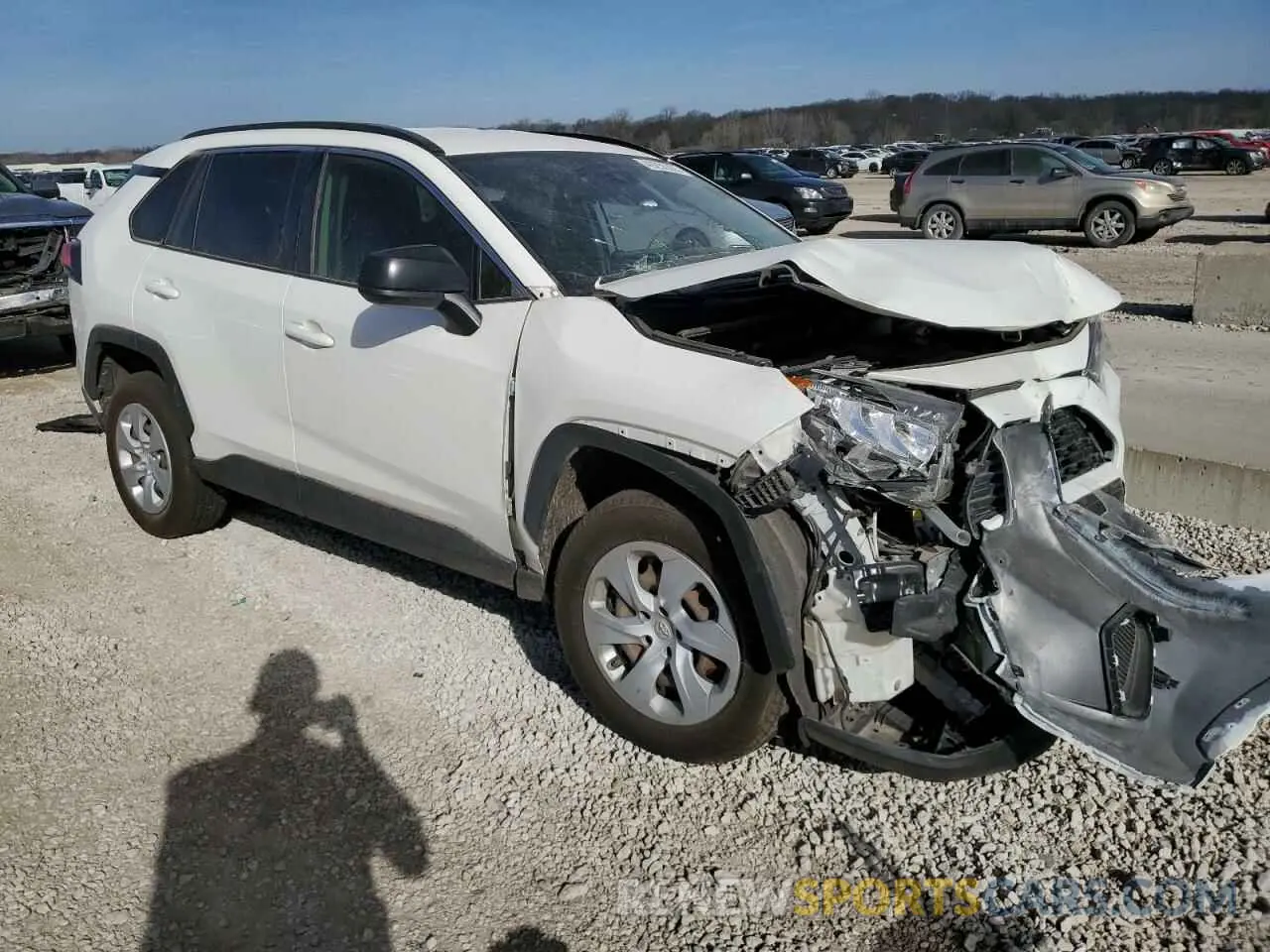 4 Фотография поврежденного автомобиля JTMH1RFV2KD516492 TOYOTA RAV4 2019