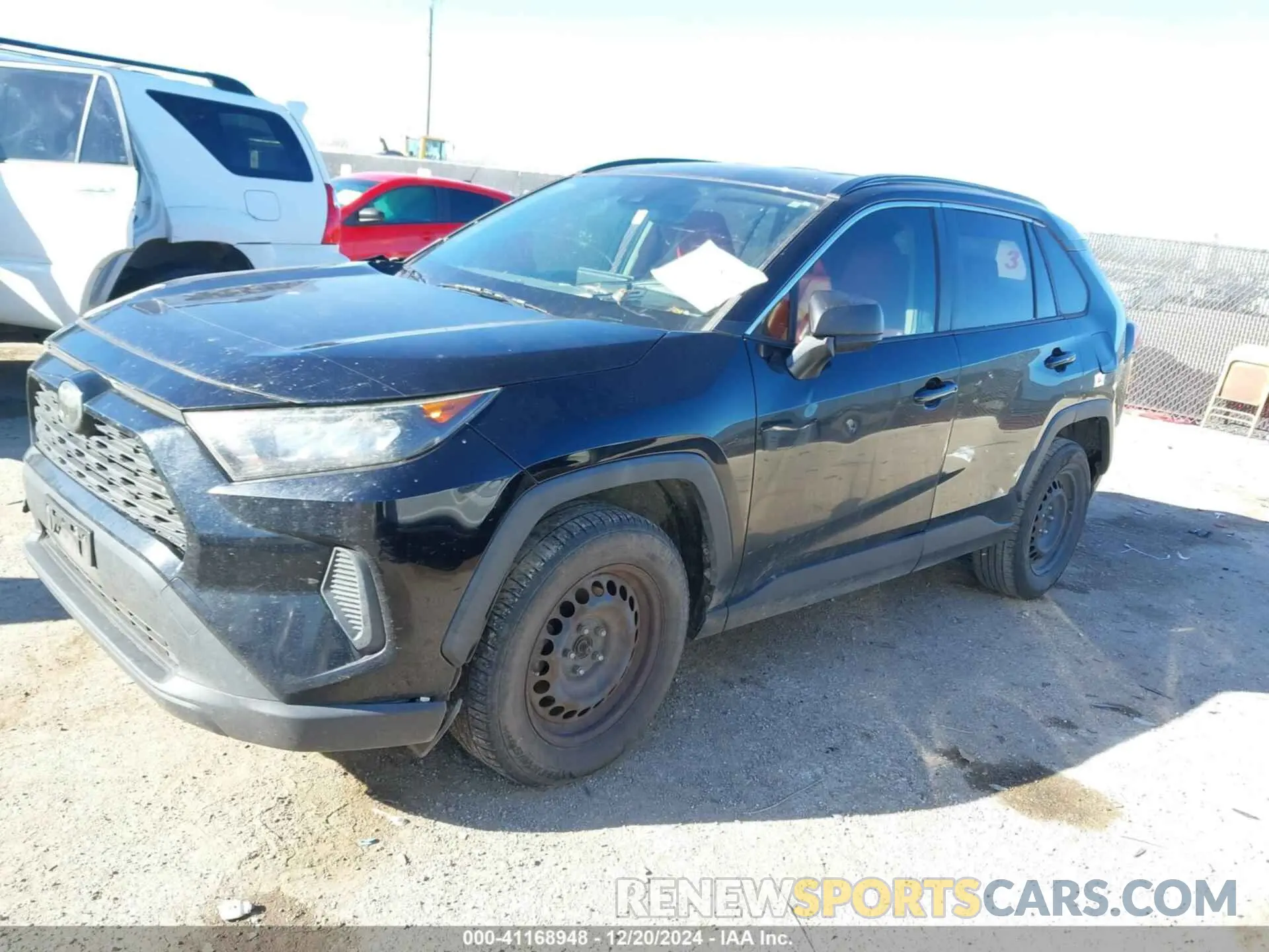 2 Photograph of a damaged car JTMH1RFV2KJ009531 TOYOTA RAV4 2019