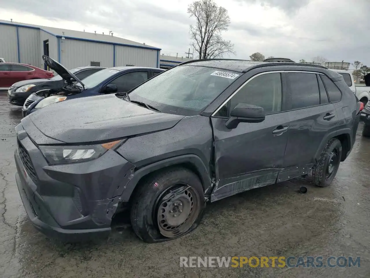 1 Photograph of a damaged car JTMH1RFV2KJ016558 TOYOTA RAV4 2019