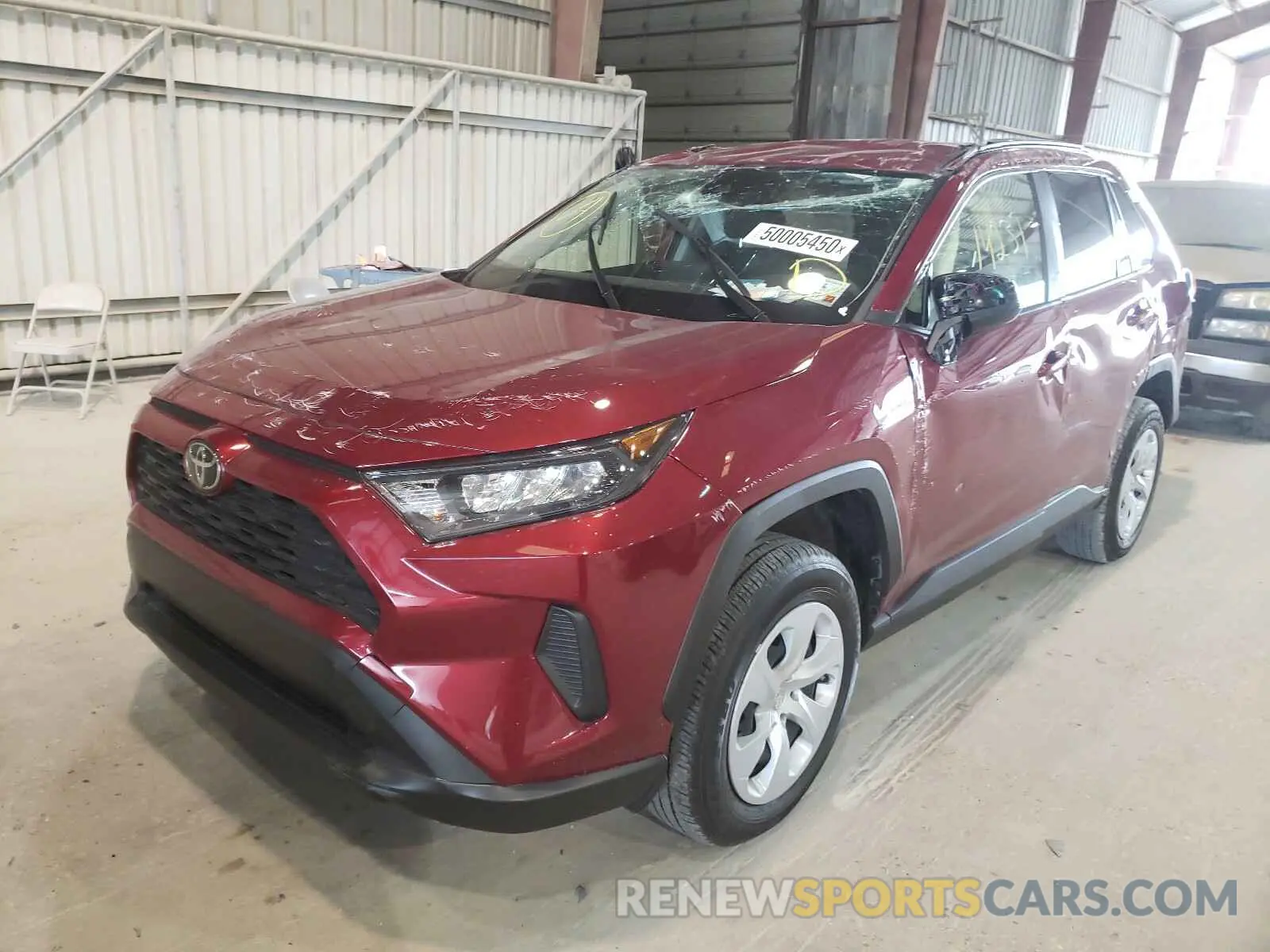2 Photograph of a damaged car JTMH1RFV4KD005575 TOYOTA RAV4 2019