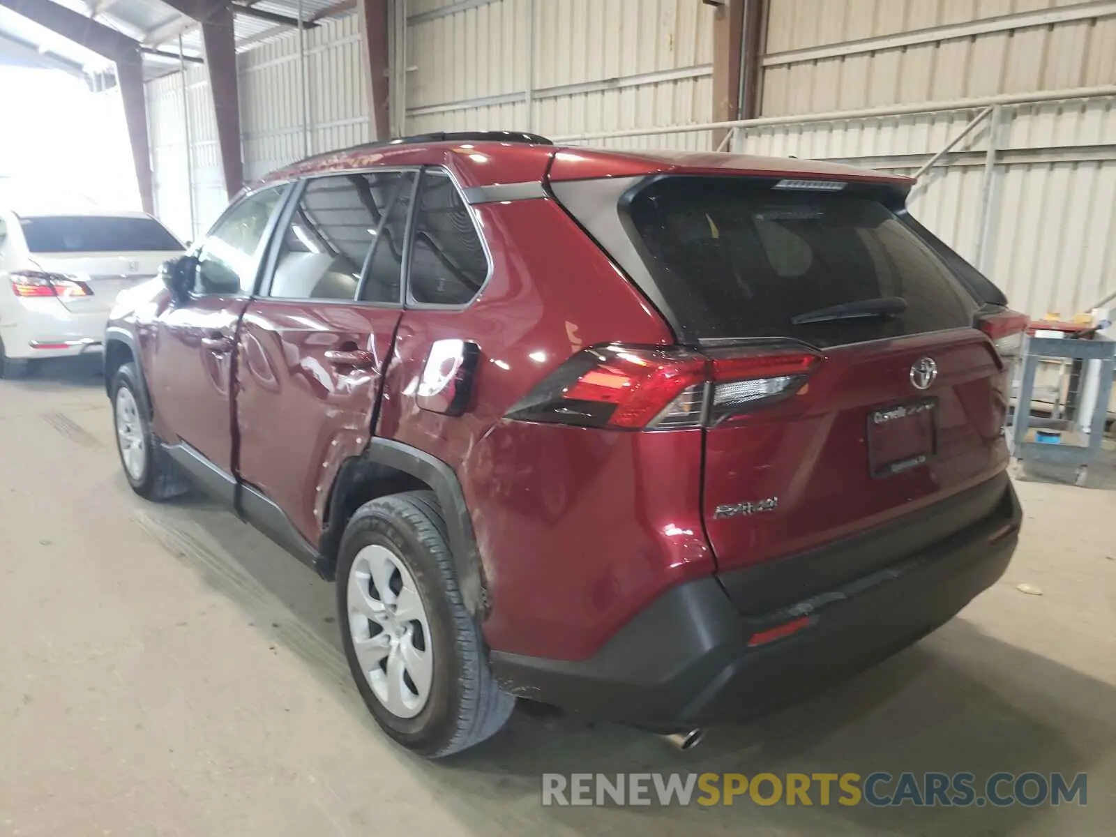 3 Photograph of a damaged car JTMH1RFV4KD005575 TOYOTA RAV4 2019