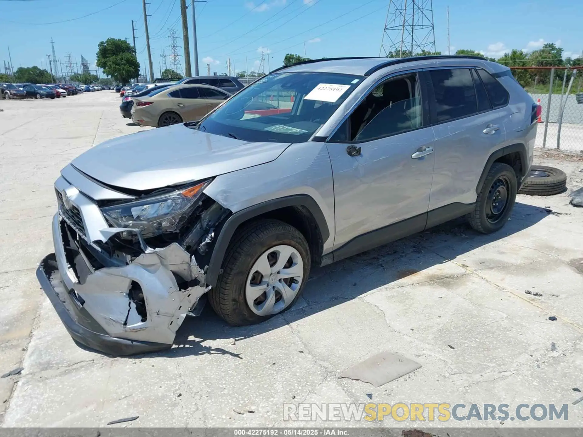 2 Фотография поврежденного автомобиля JTMH1RFV4KD036163 TOYOTA RAV4 2019