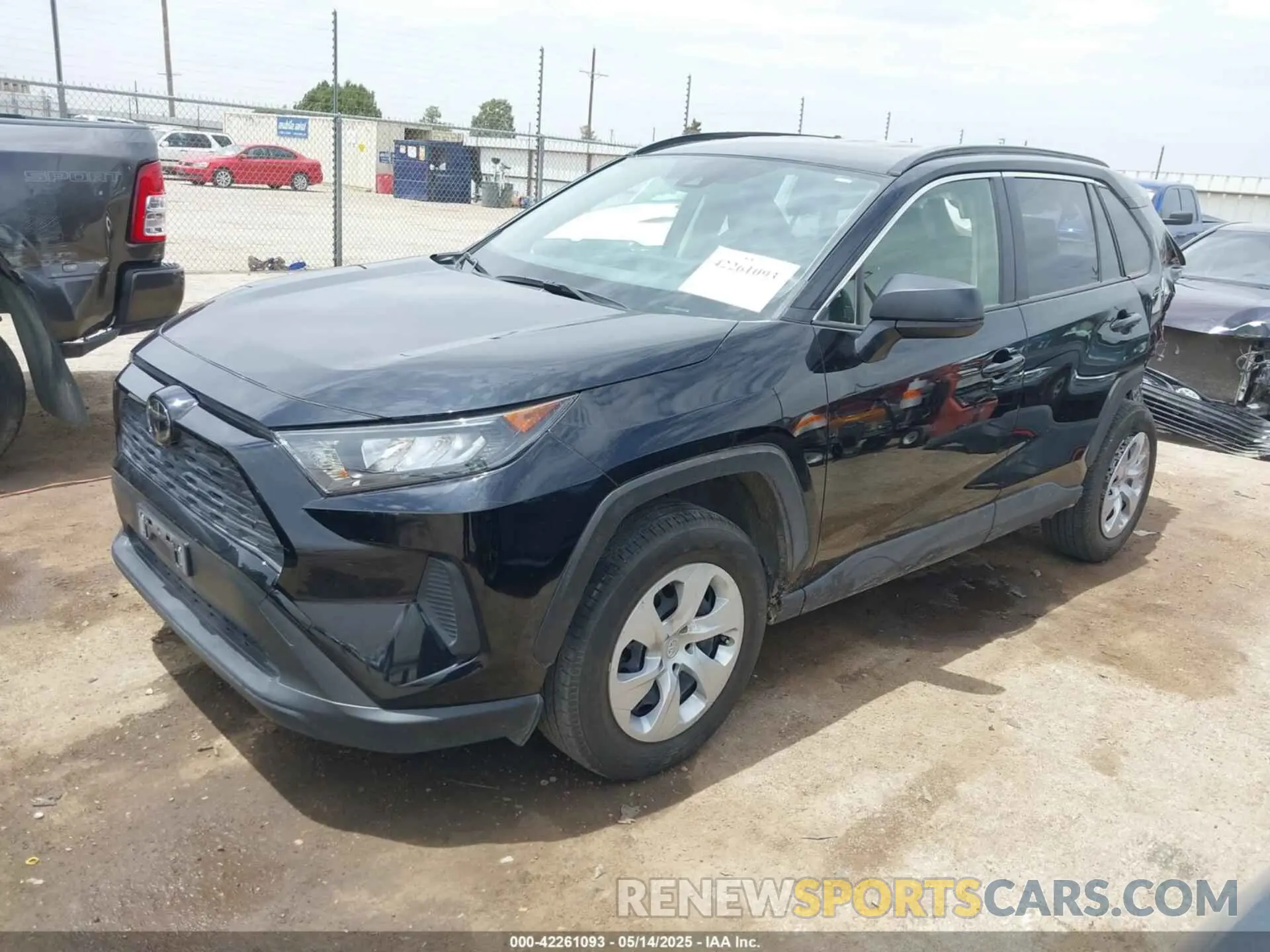 2 Photograph of a damaged car JTMH1RFV4KD037636 TOYOTA RAV4 2019