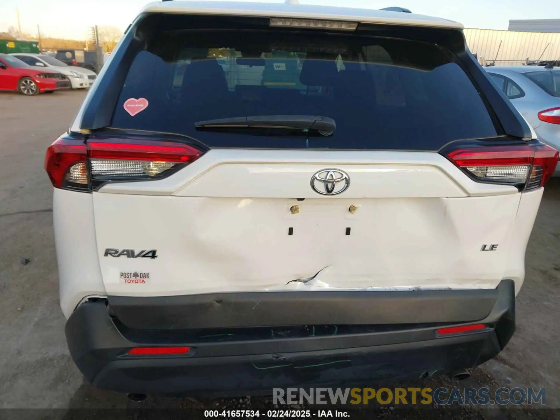 6 Фотография поврежденного автомобиля JTMH1RFV5KD037919 TOYOTA RAV4 2019