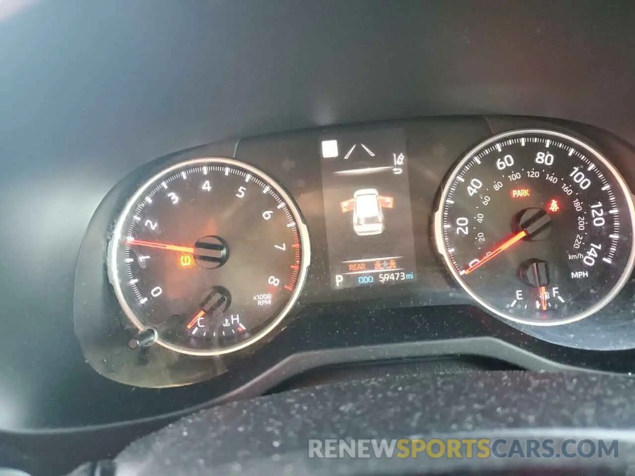 9 Photograph of a damaged car JTMH1RFV5KJ004730 TOYOTA RAV4 2019