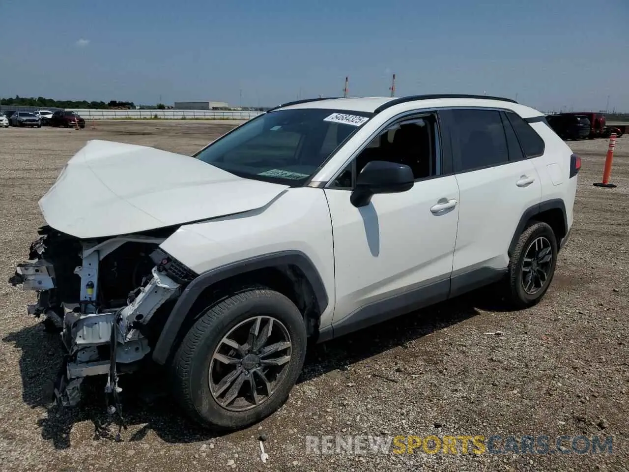 1 Photograph of a damaged car JTMH1RFV6KJ010214 TOYOTA RAV4 2019