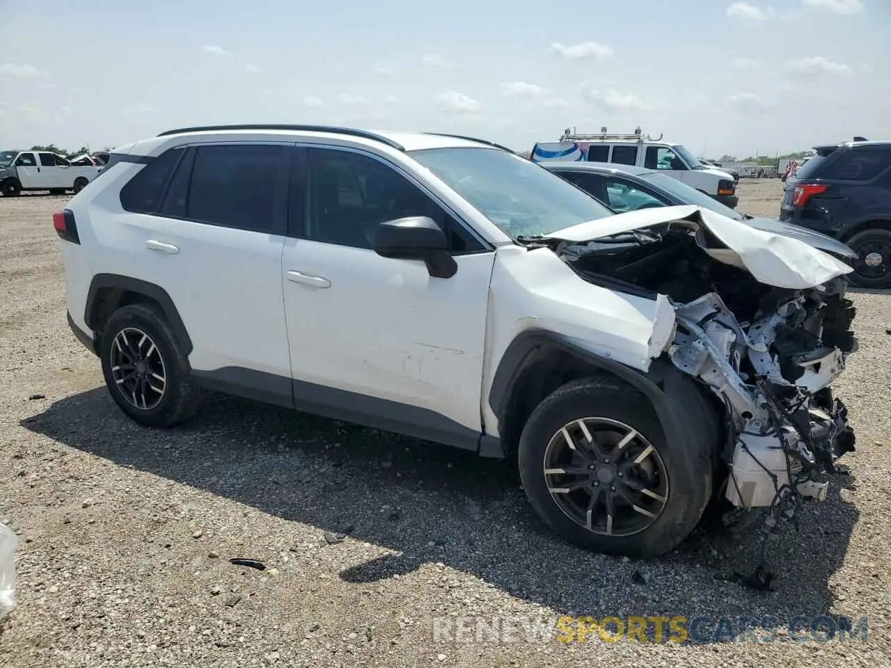 4 Photograph of a damaged car JTMH1RFV6KJ010214 TOYOTA RAV4 2019