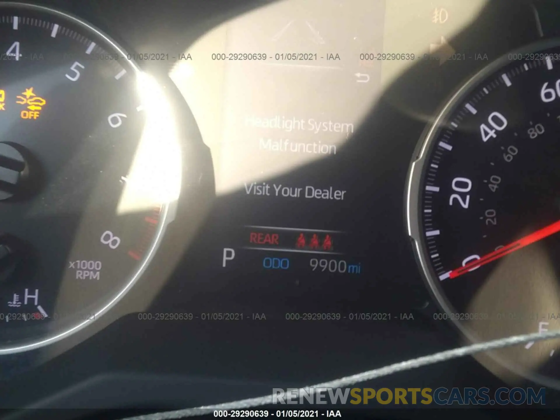 7 Фотография поврежденного автомобиля JTMH1RFV7KD037744 TOYOTA RAV4 2019