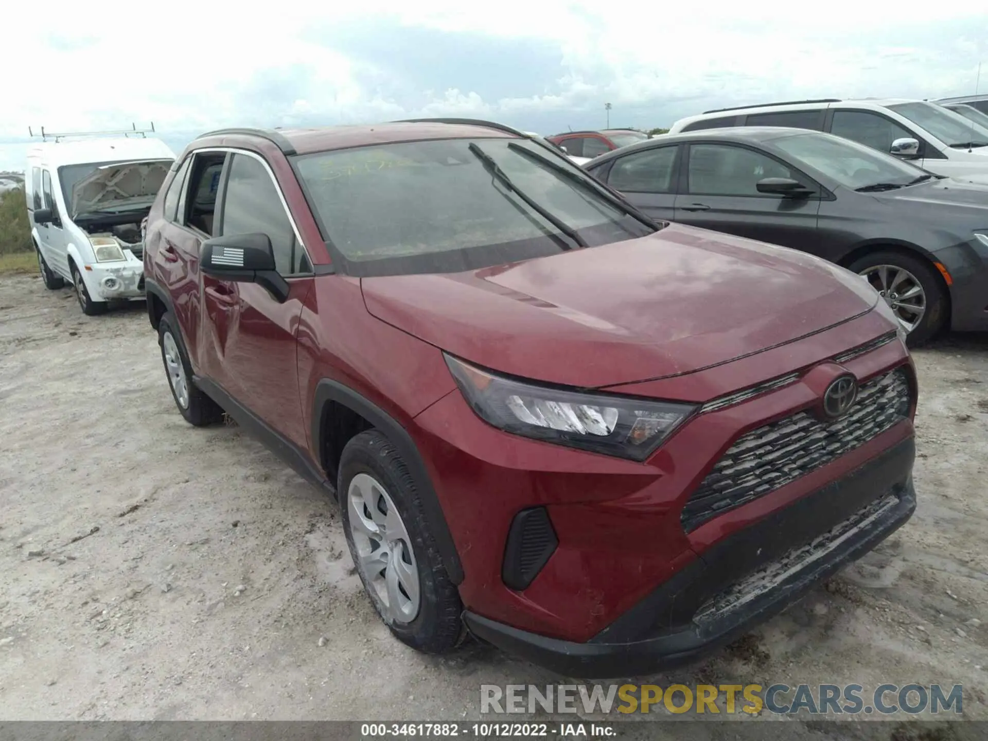 1 Фотография поврежденного автомобиля JTMH1RFV9KD004597 TOYOTA RAV4 2019