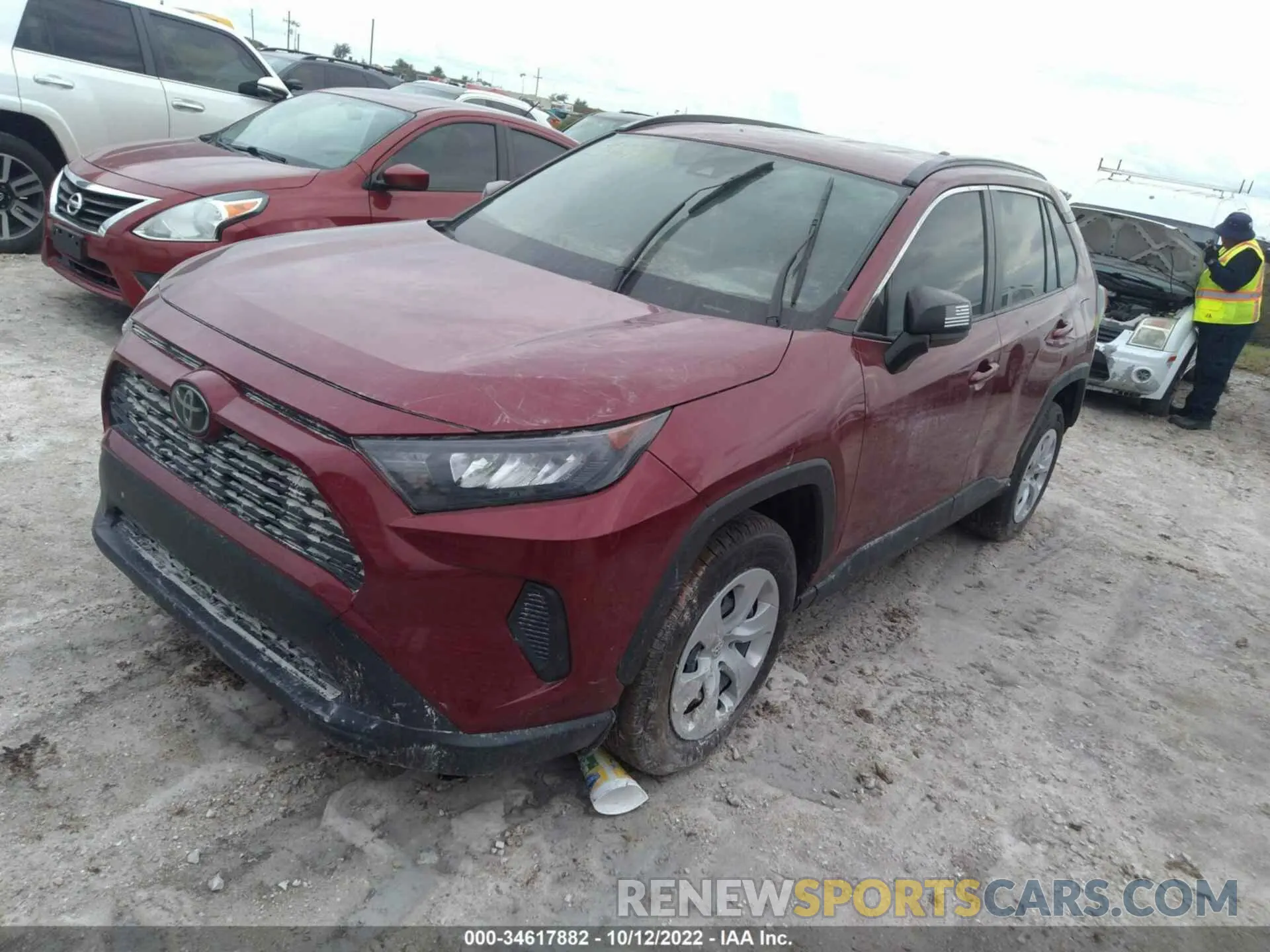 2 Фотография поврежденного автомобиля JTMH1RFV9KD004597 TOYOTA RAV4 2019