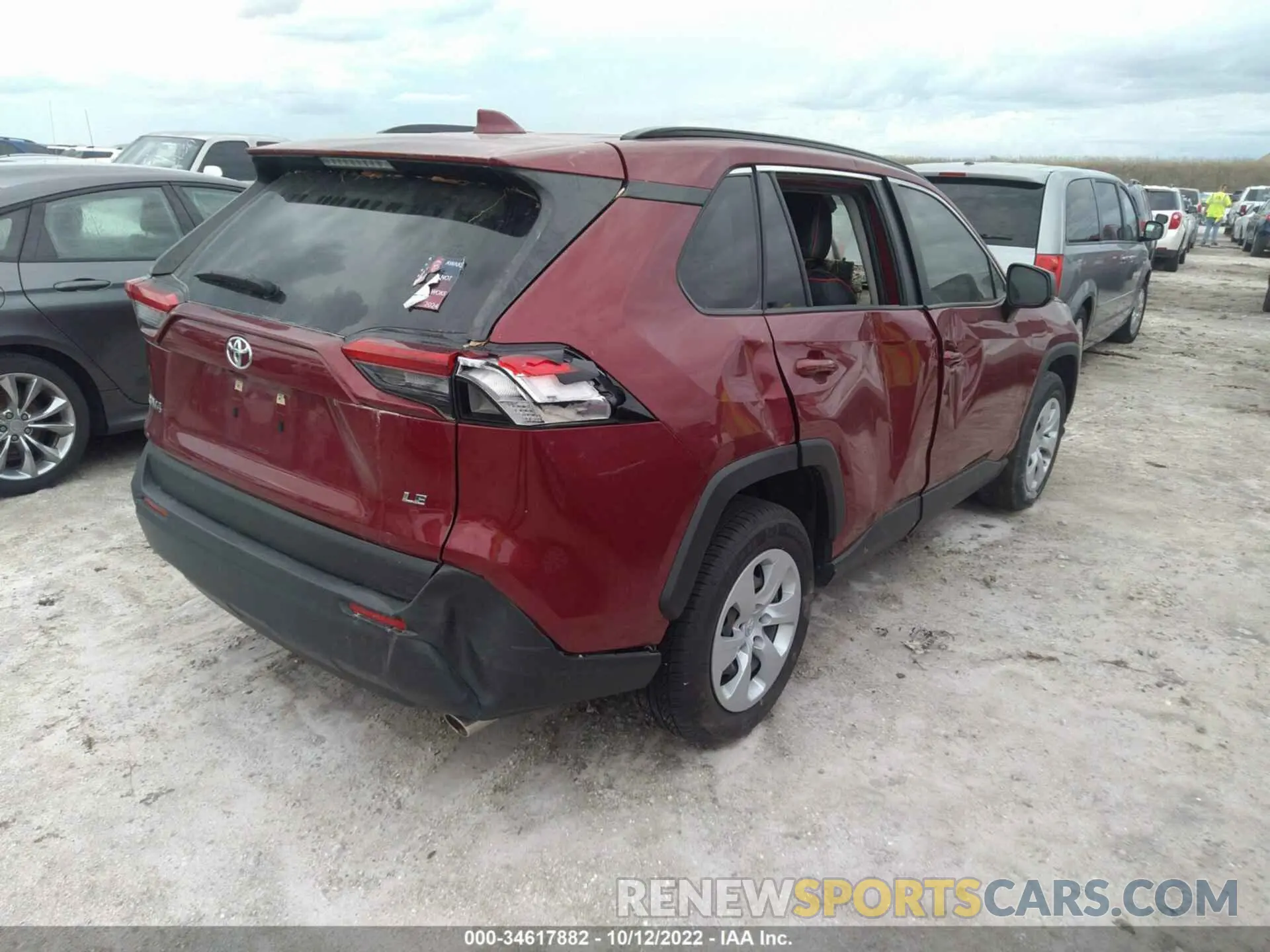 4 Фотография поврежденного автомобиля JTMH1RFV9KD004597 TOYOTA RAV4 2019