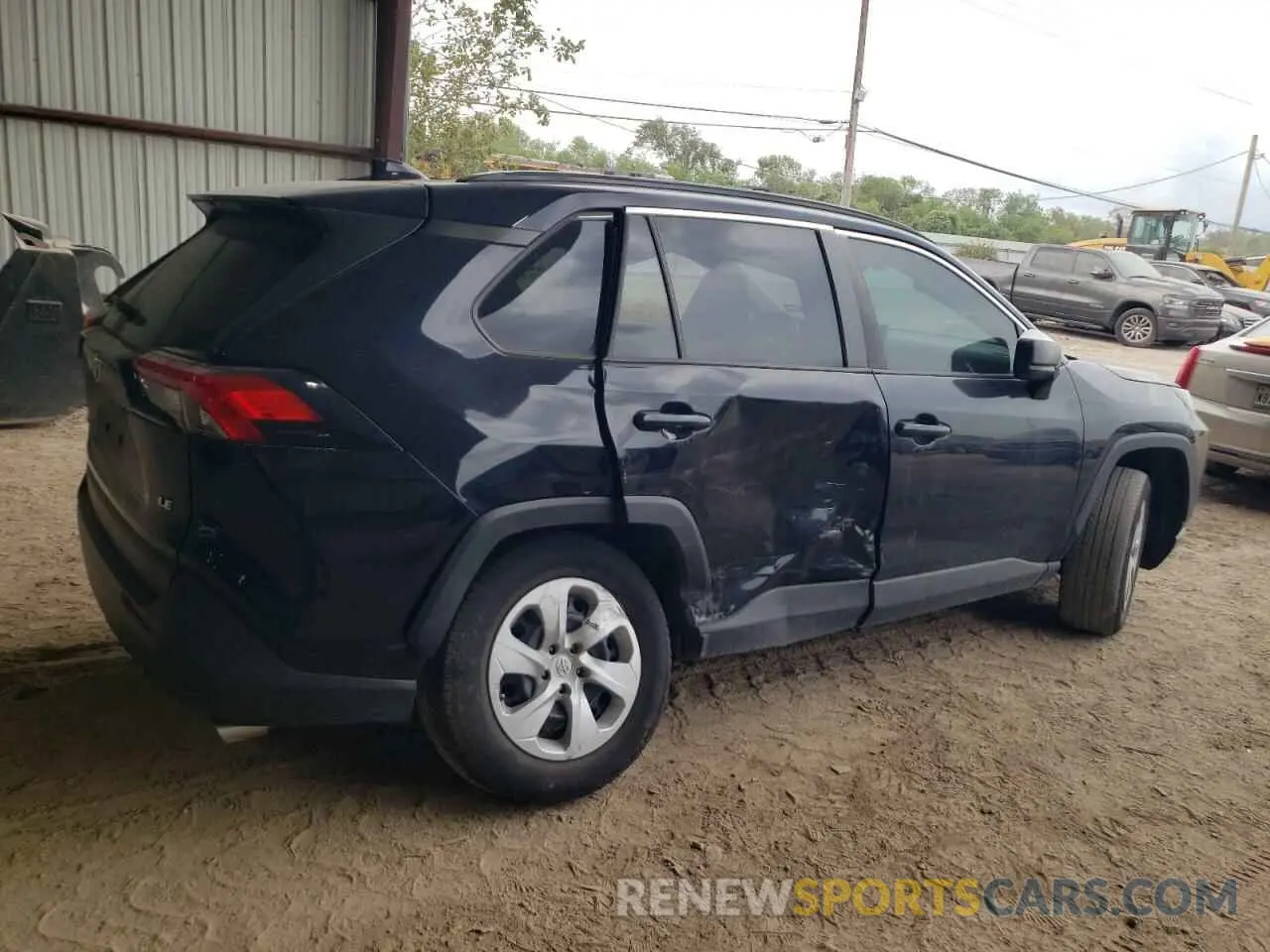 3 Photograph of a damaged car JTMH1RFVXKD037463 TOYOTA RAV4 2019