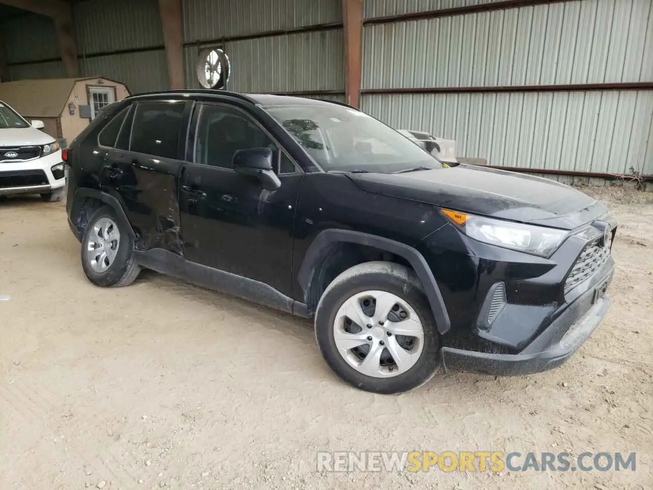 4 Photograph of a damaged car JTMH1RFVXKD037463 TOYOTA RAV4 2019
