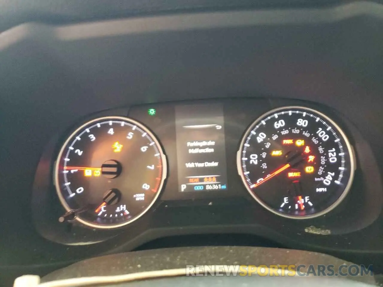 9 Photograph of a damaged car JTMH1RFVXKD037463 TOYOTA RAV4 2019