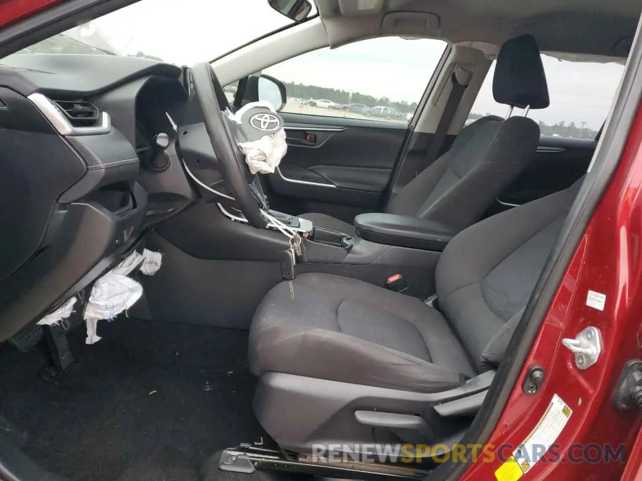 7 Фотография поврежденного автомобиля JTMH1RFVXKD040959 TOYOTA RAV4 2019