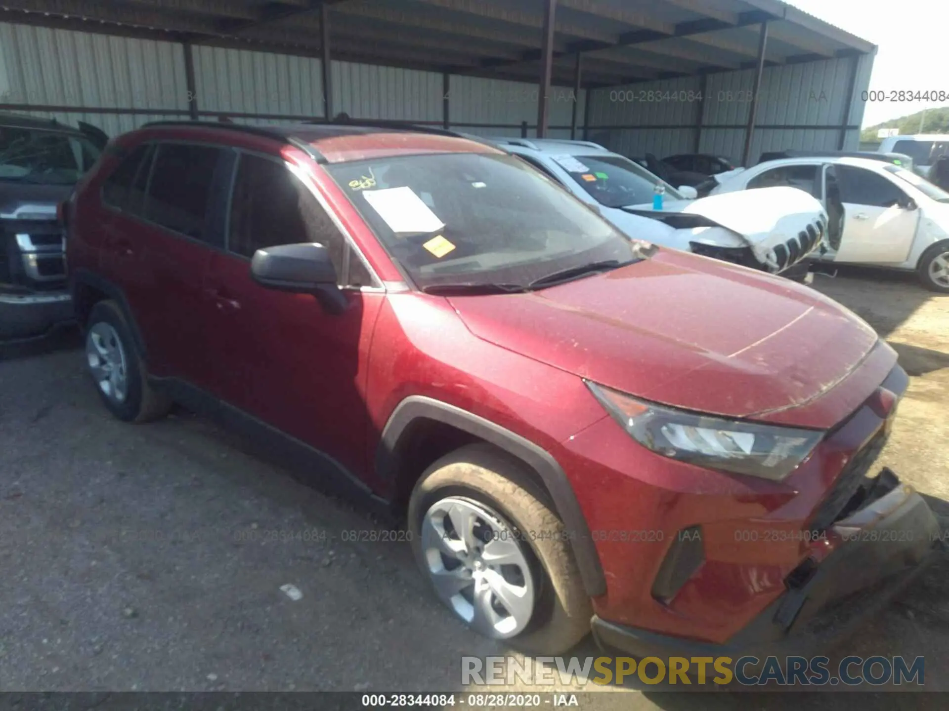 1 Фотография поврежденного автомобиля JTMH1RFVXKJ016923 TOYOTA RAV4 2019