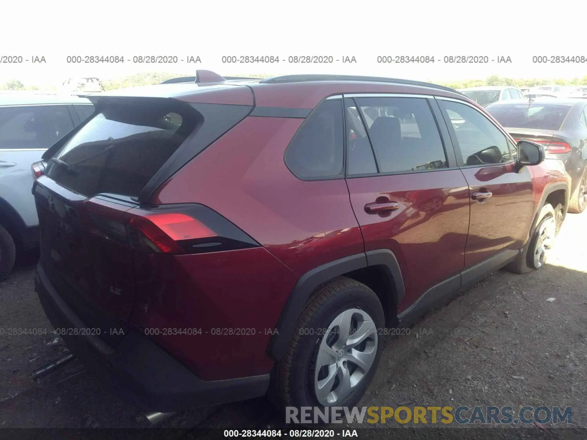 4 Фотография поврежденного автомобиля JTMH1RFVXKJ016923 TOYOTA RAV4 2019