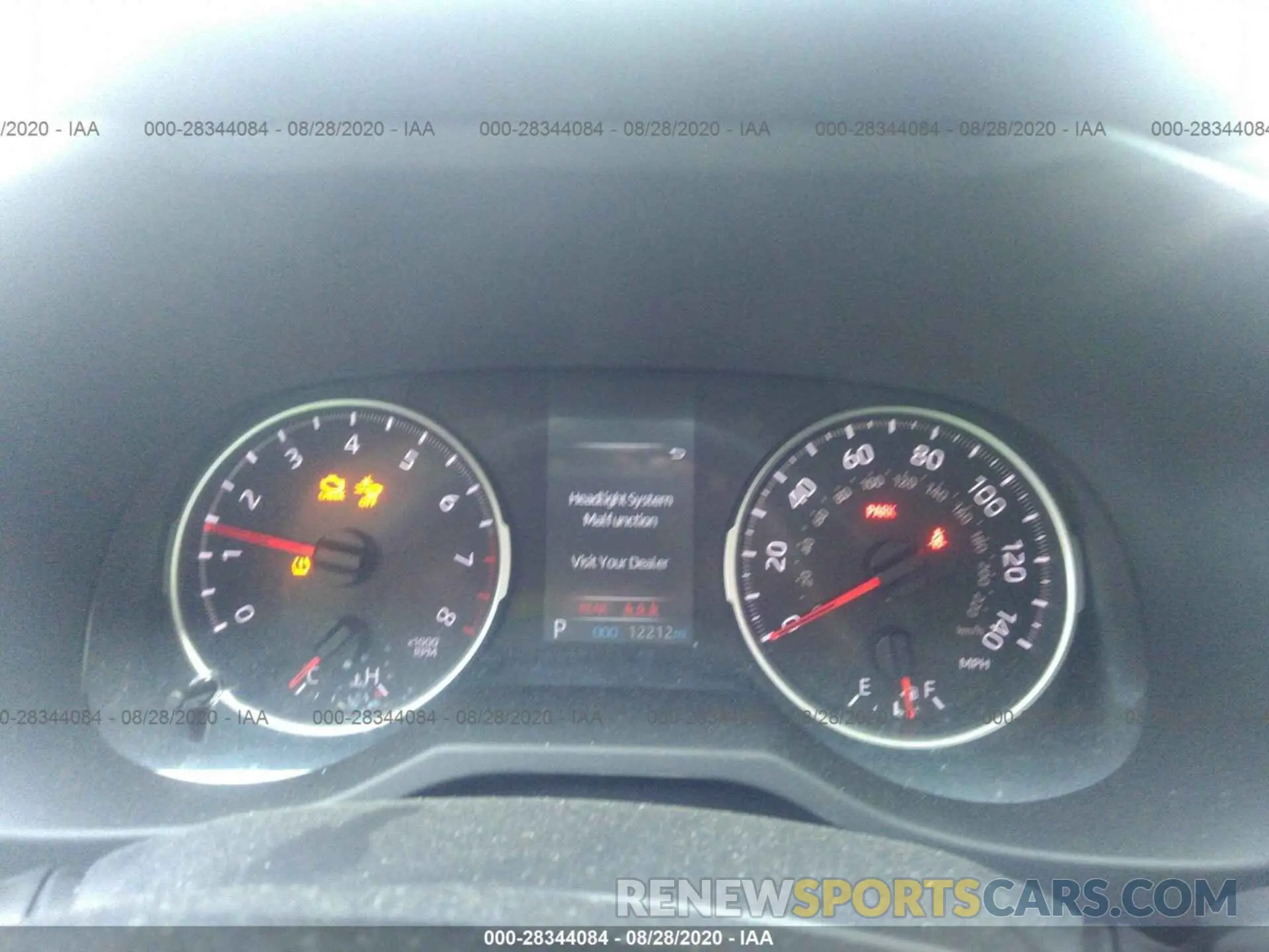 7 Фотография поврежденного автомобиля JTMH1RFVXKJ016923 TOYOTA RAV4 2019