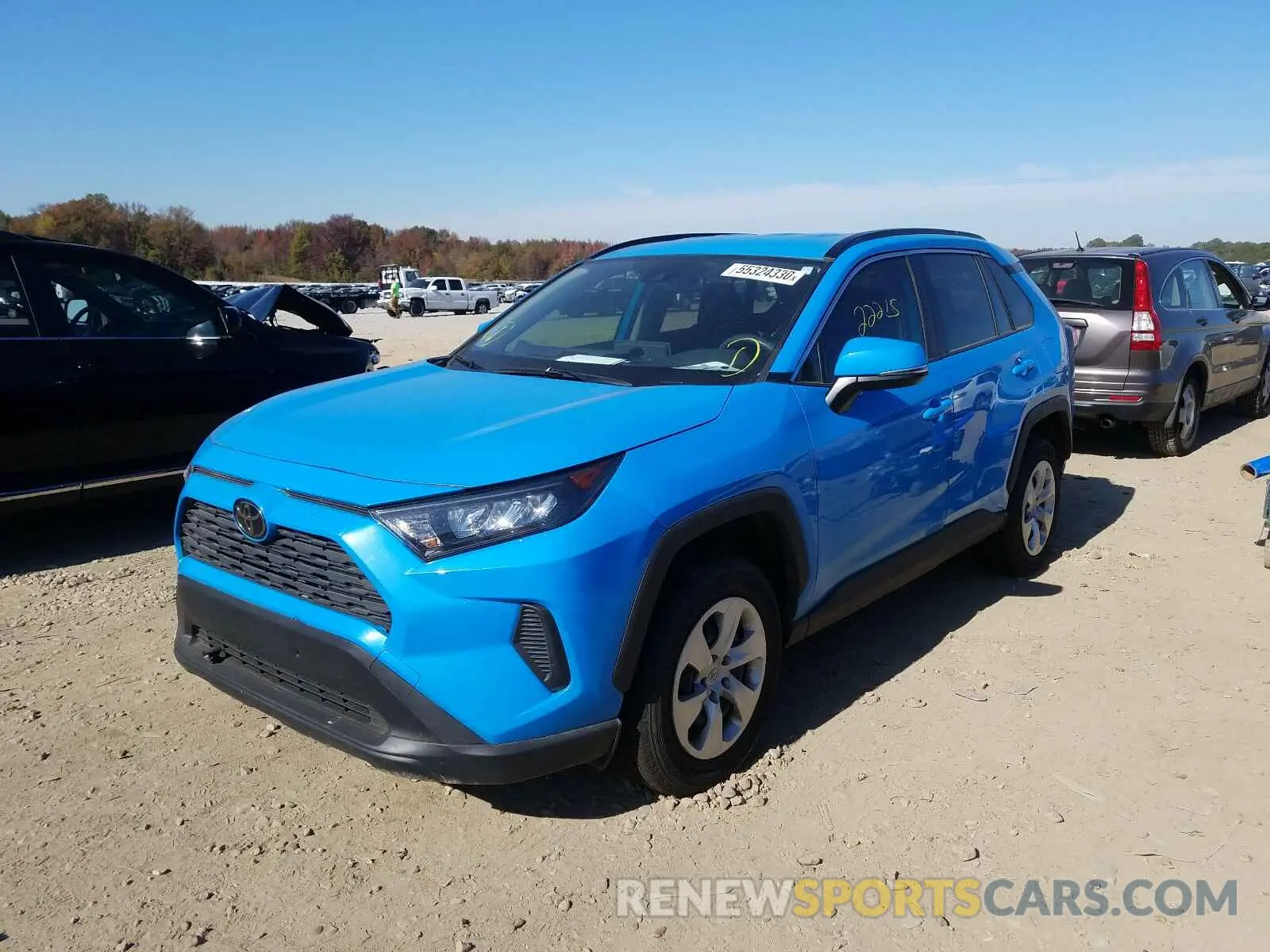 2 Photograph of a damaged car JTMK1RFV0KD007975 TOYOTA RAV4 2019
